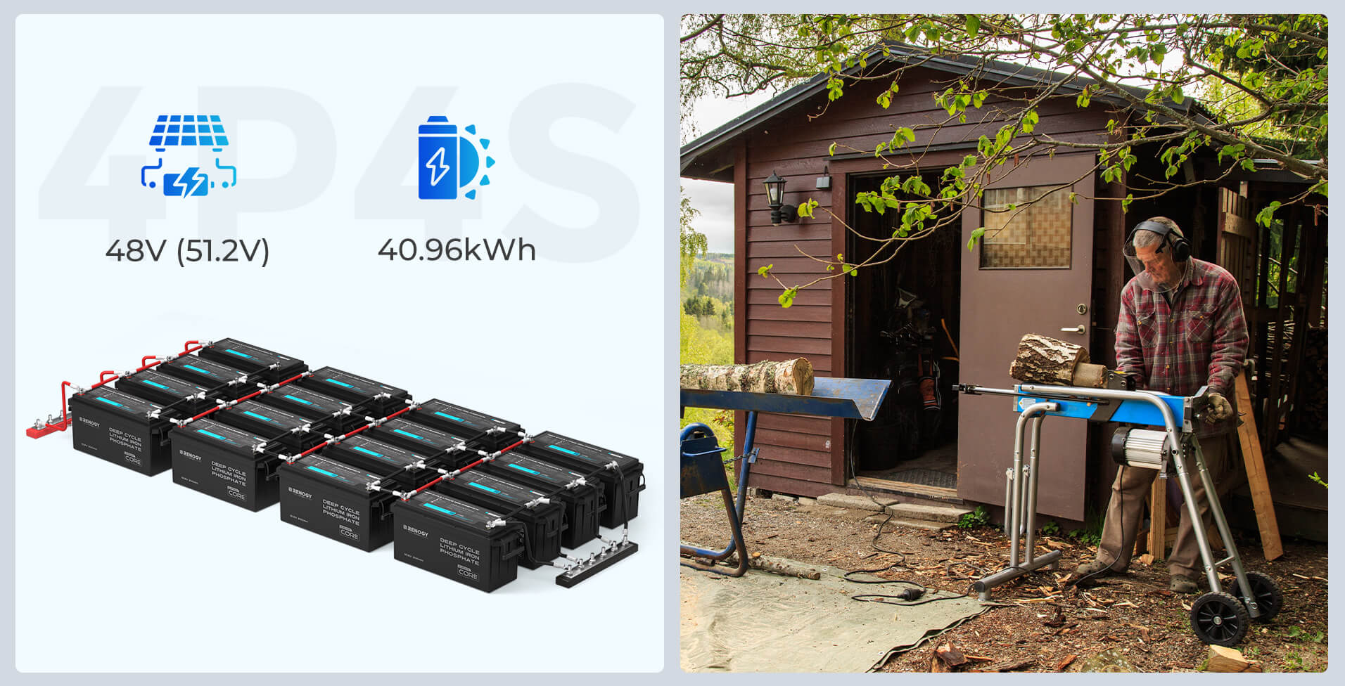 Lithium battery series parallel configuration