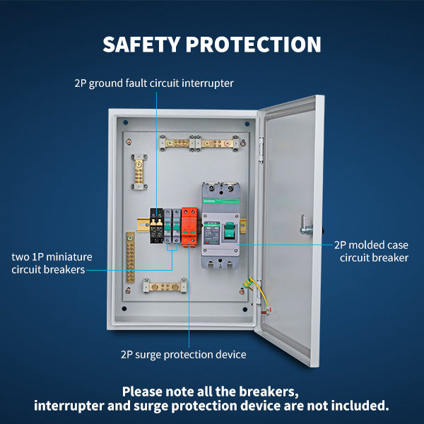 Renogy DC circuit breaker box safety protection