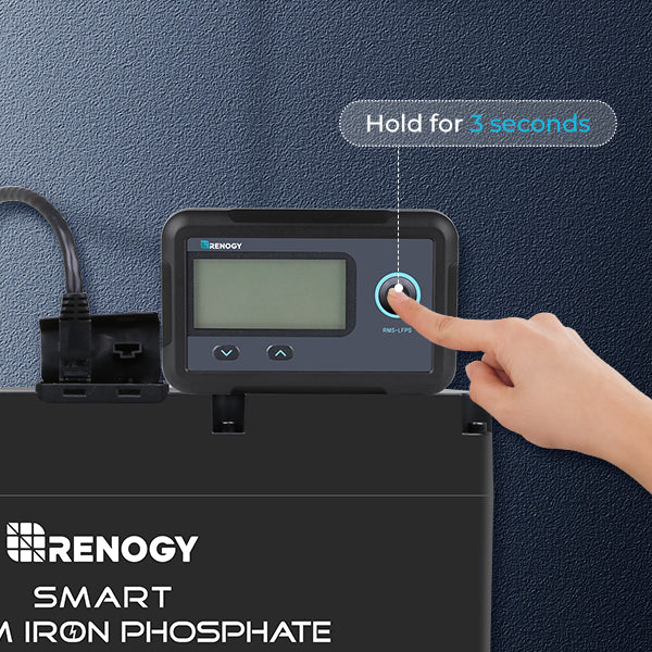 Renogy smart lithium battery shelf mode