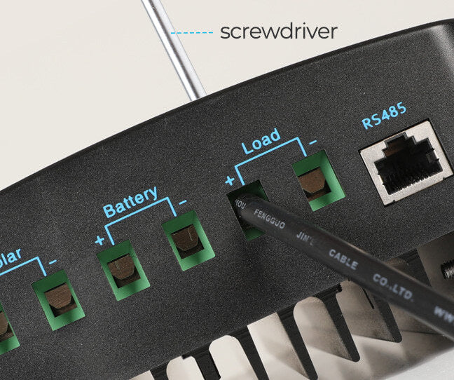 Rover solar charge controller wiring step 3