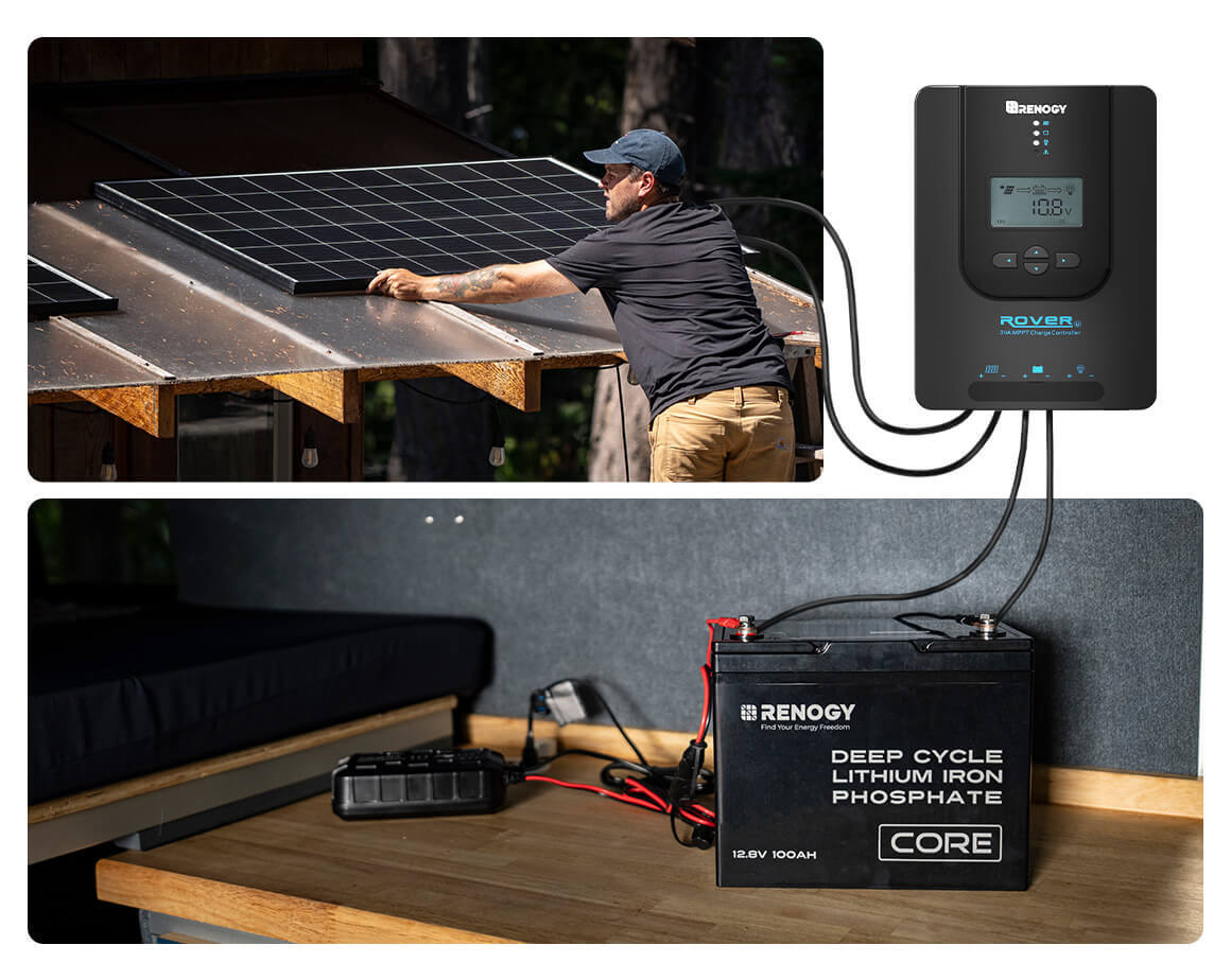 Rover Li 30A fast solar charging