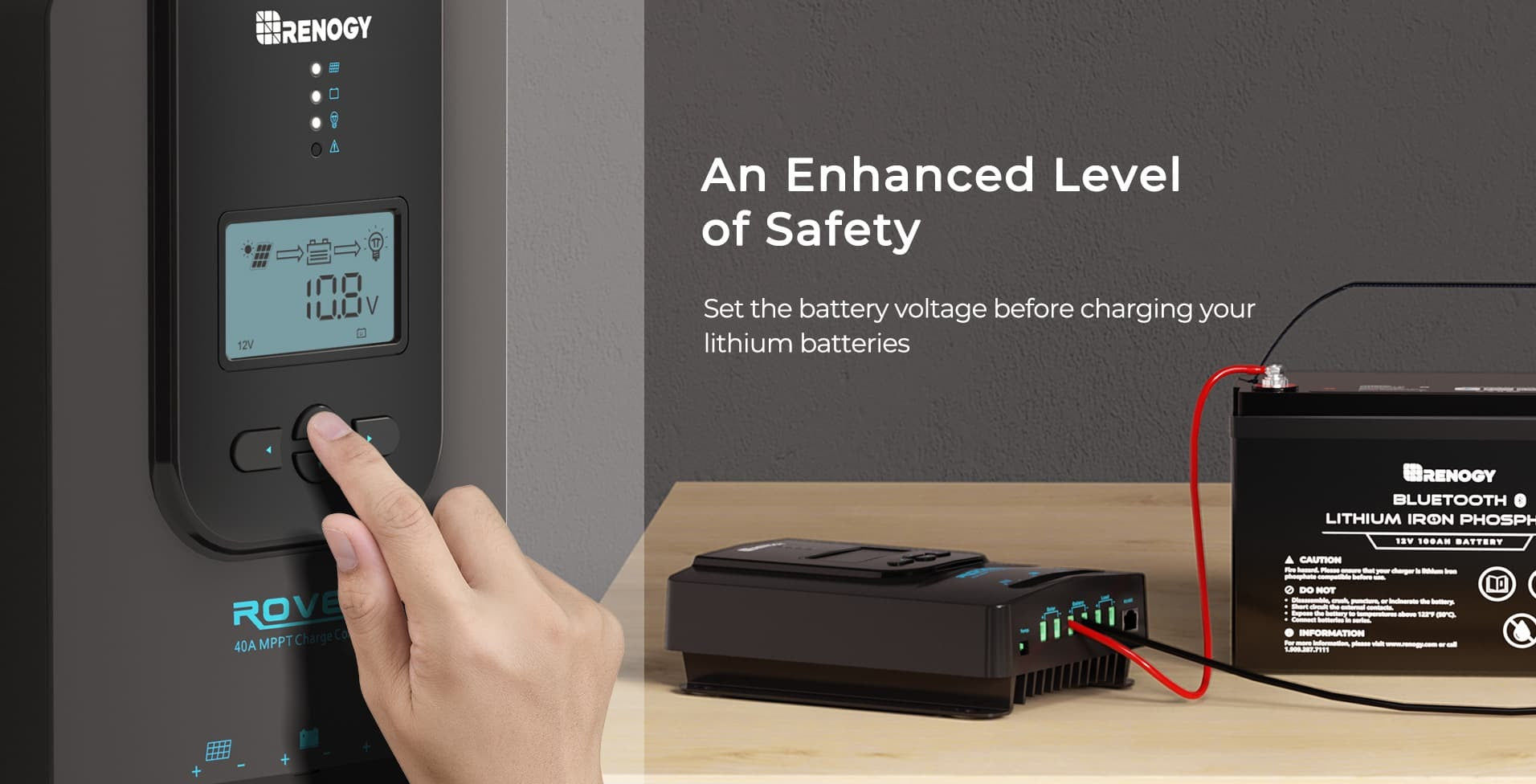 Battery voltage setting guidance for Rover MPPT controller