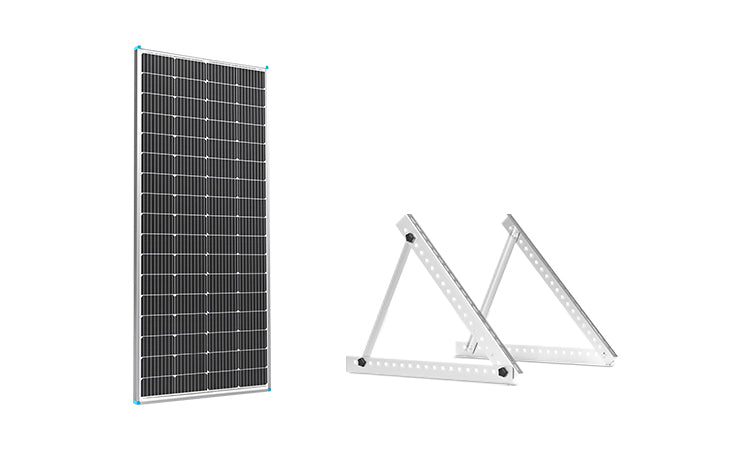 Renogy 28-inch bracket bundle with 200W solar panel