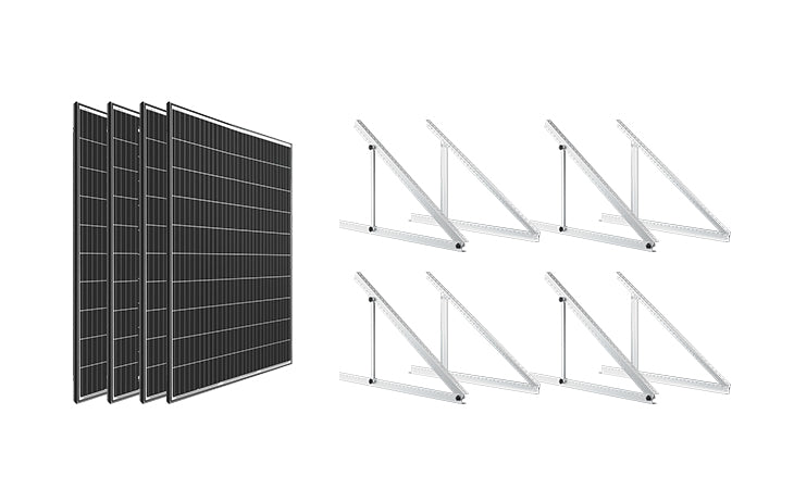 Renogy 50-inch bracket bundle with 320W solar panel