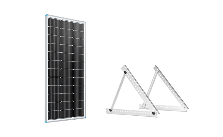 Renogy 28-inch bracket bundle with 100W solar panel