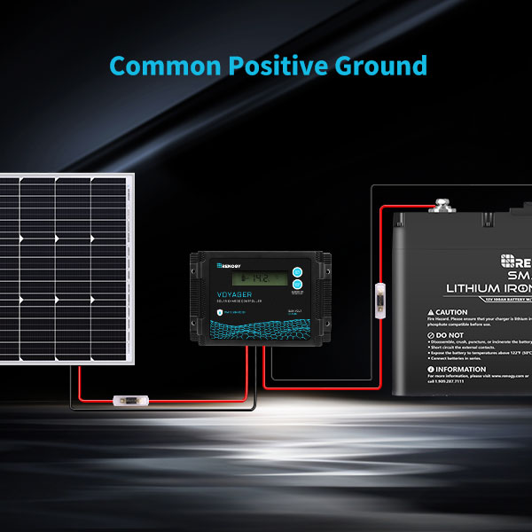Renogy Voyager PWM solar charge controller charging protection features