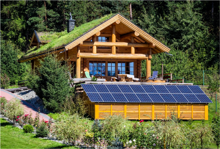 Voyager controller solar application for a cabin