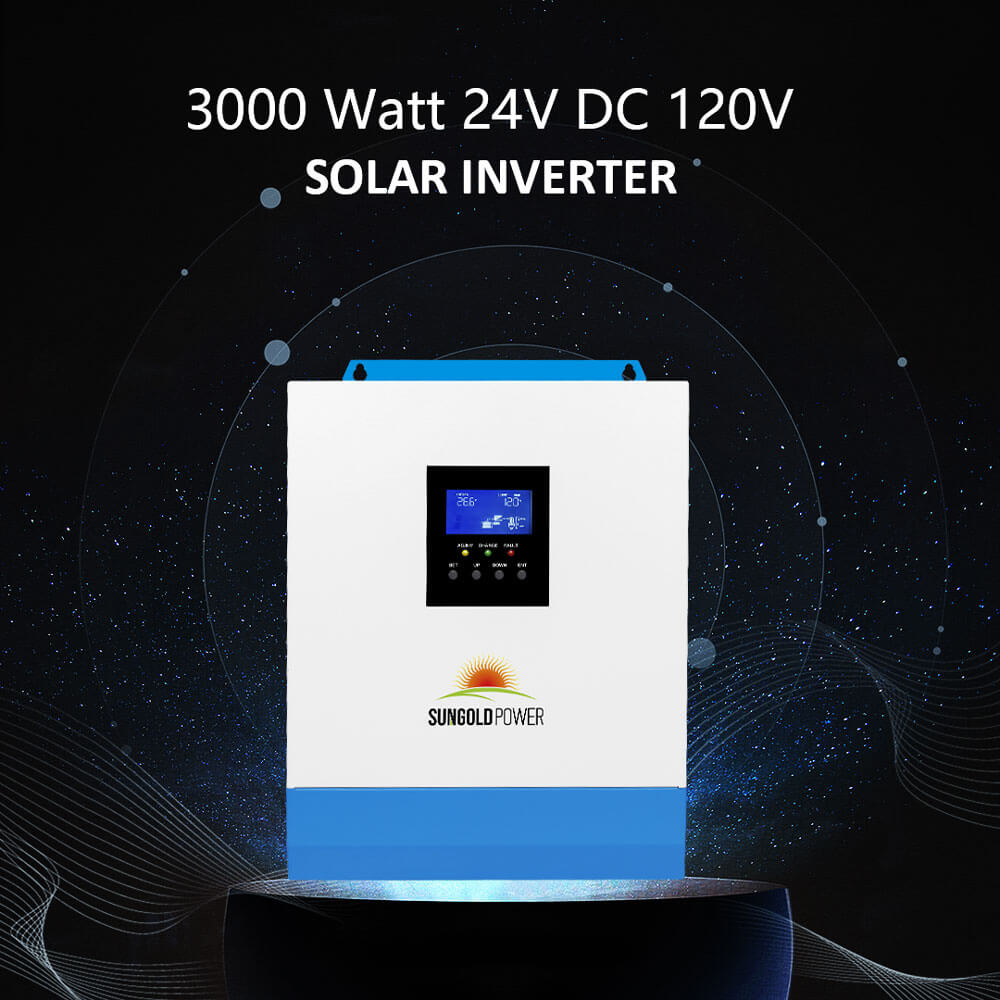 SunGoldPower 3000W 24V DC 120V solar inverter charger