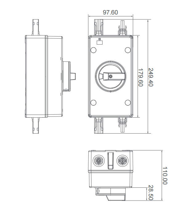 Solar PV DC Quick Disconnect Switch