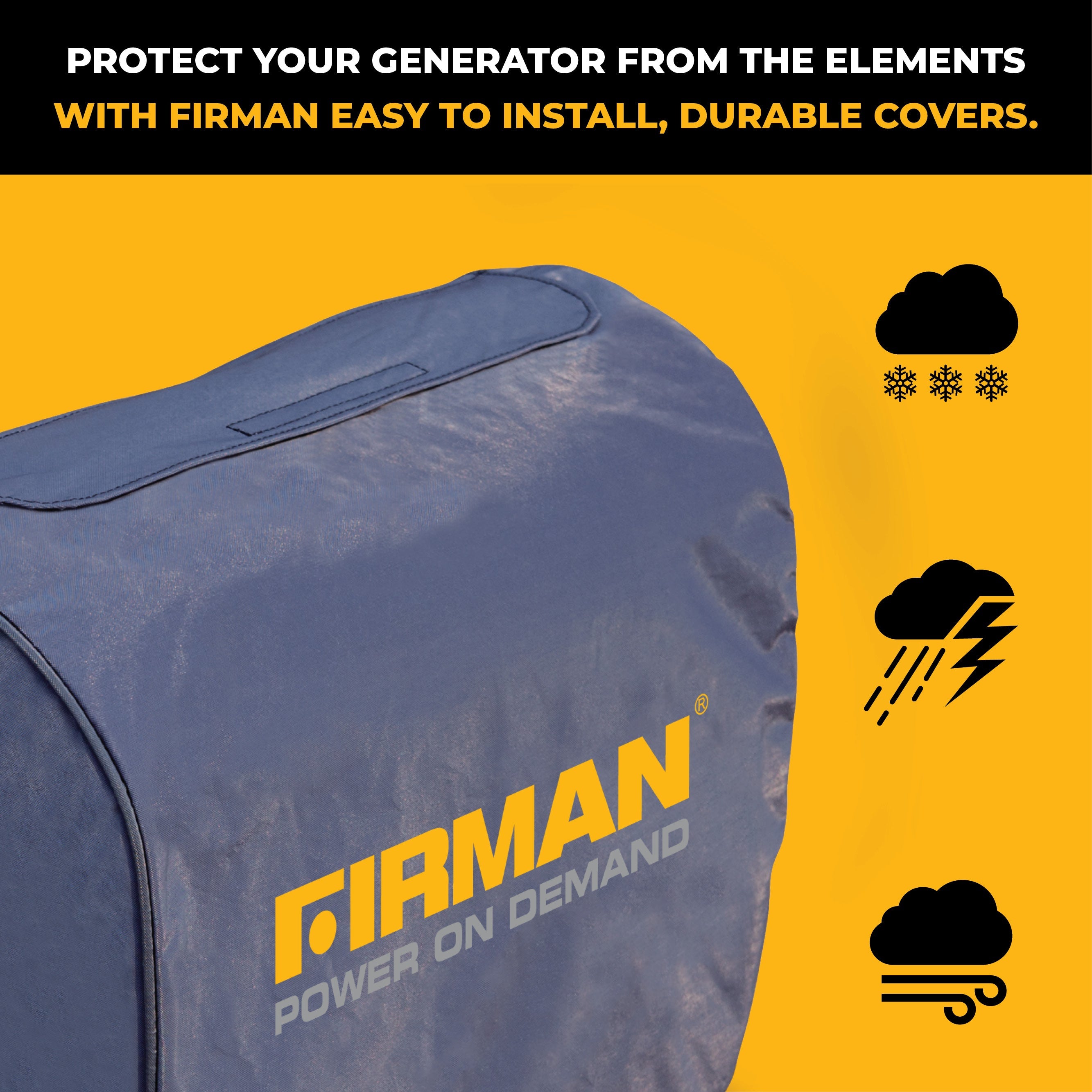 Small Size Inverter Portable Generator Weatherproof Cover