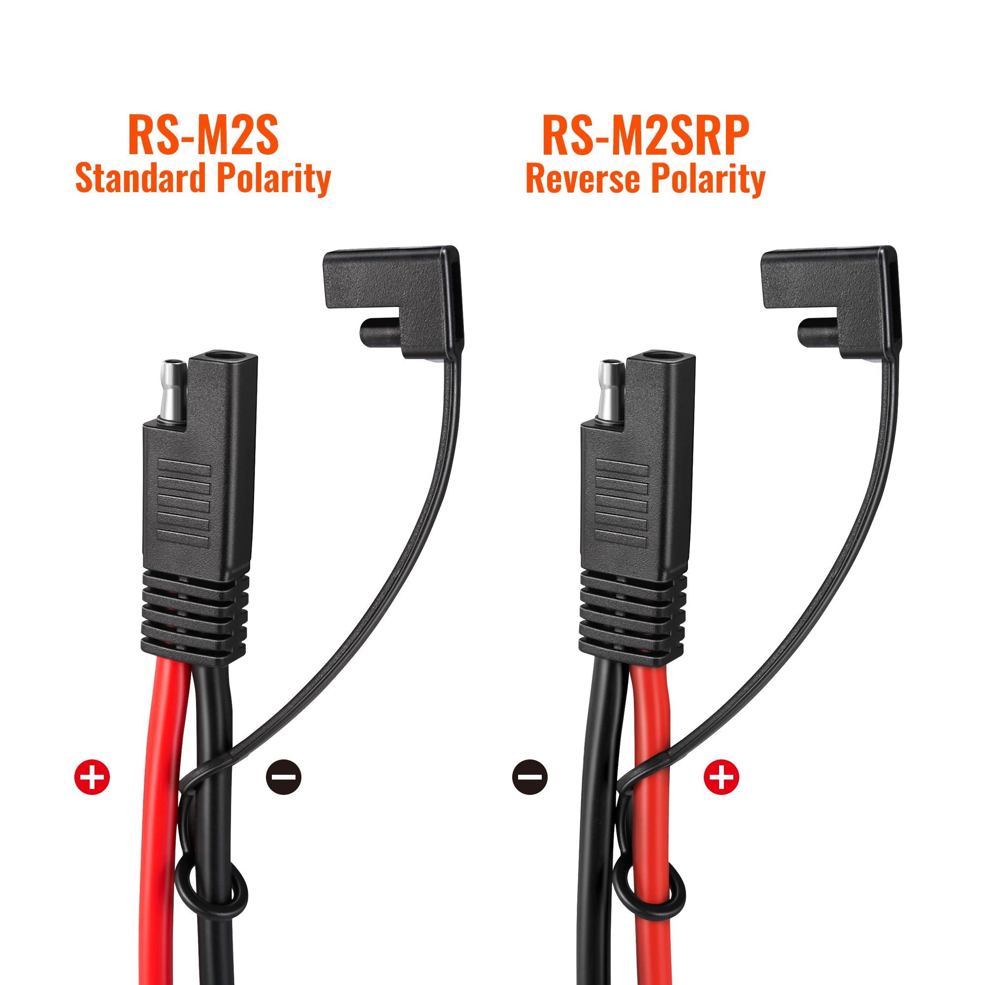 Rich Solar 10AWG Solar Connector to SAE Adapter | Connect Solar Panel Connectors to SAE Plug