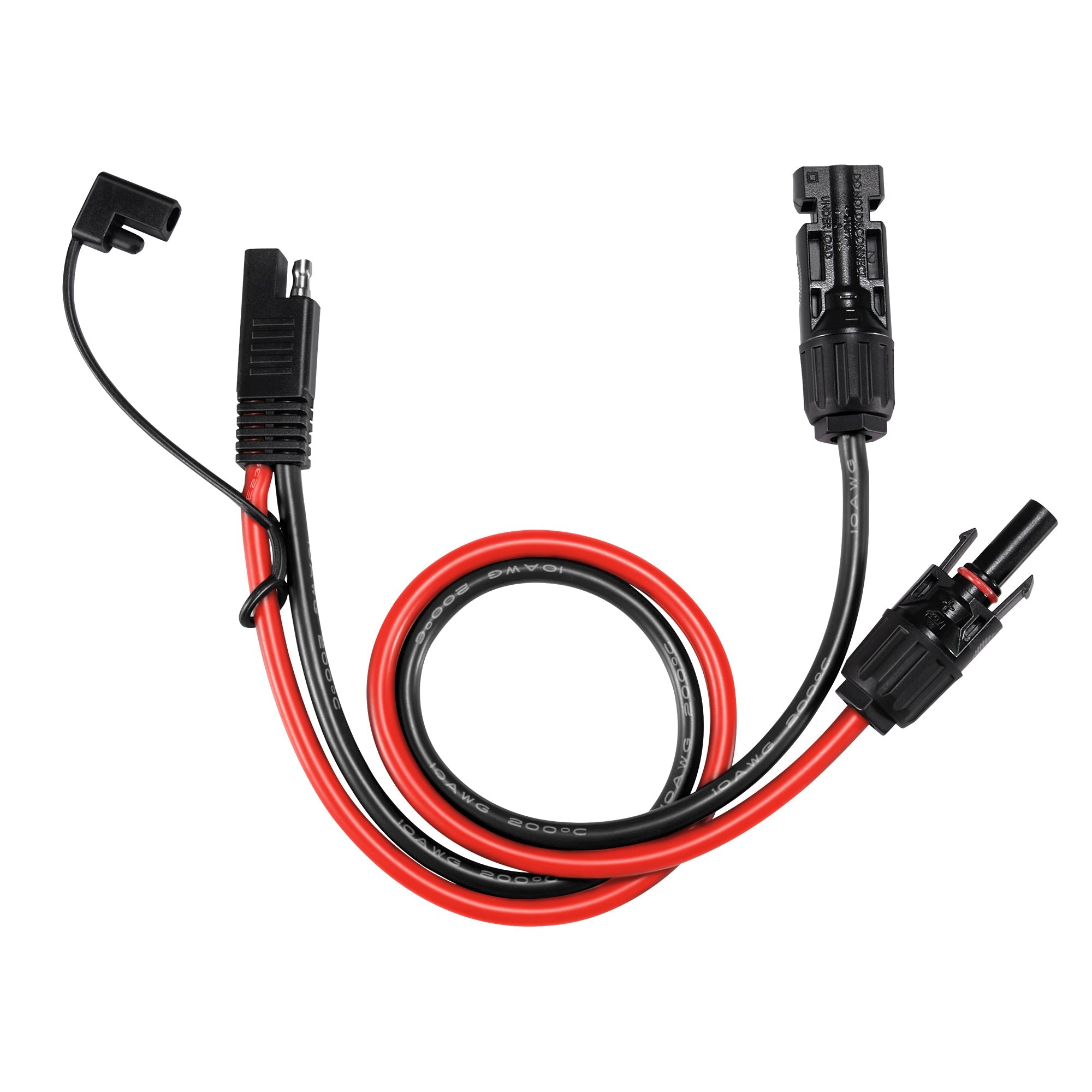Rich Solar 10AWG Solar Connector to SAE Adapter | Connect Solar Panel Connectors to SAE Plug