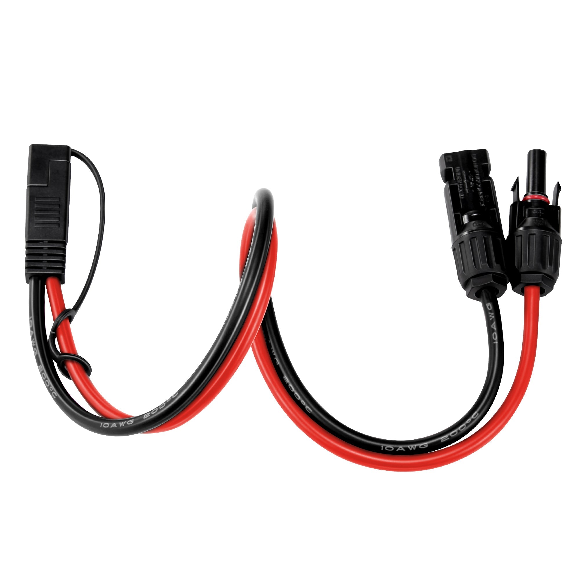 Rich Solar 10AWG Solar Connector to SAE Adapter | Connect Solar Panel Connectors to SAE Plug