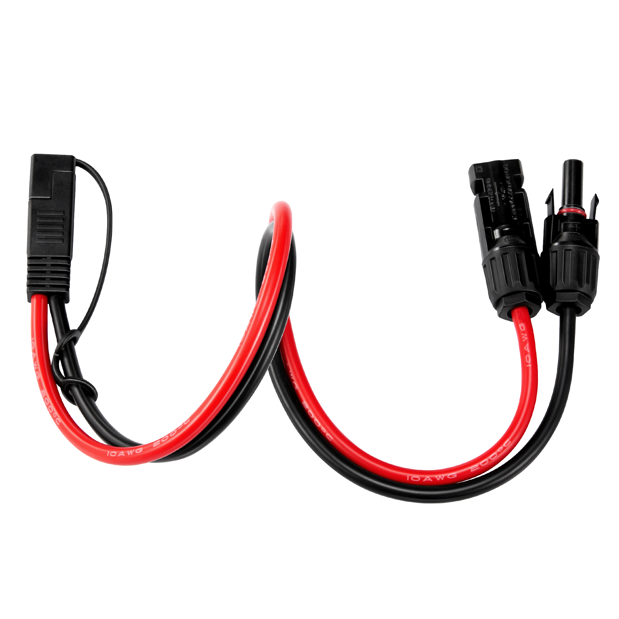 Rich Solar 10AWG Solar Connector to SAE Adapter | Connect Solar Panel Connectors to SAE Plug