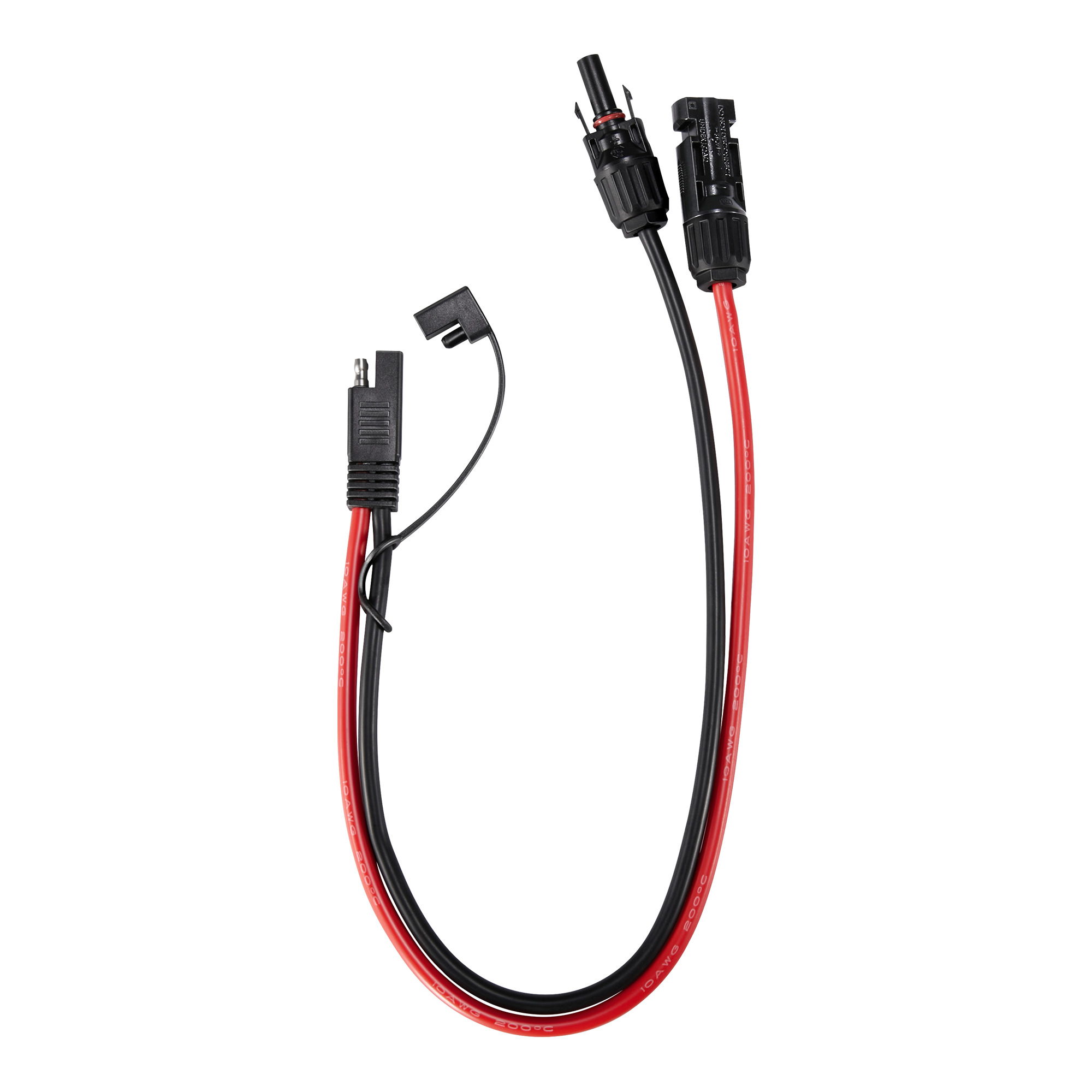Rich Solar 10AWG Solar Connector to SAE Adapter | Connect Solar Panel Connectors to SAE Plug