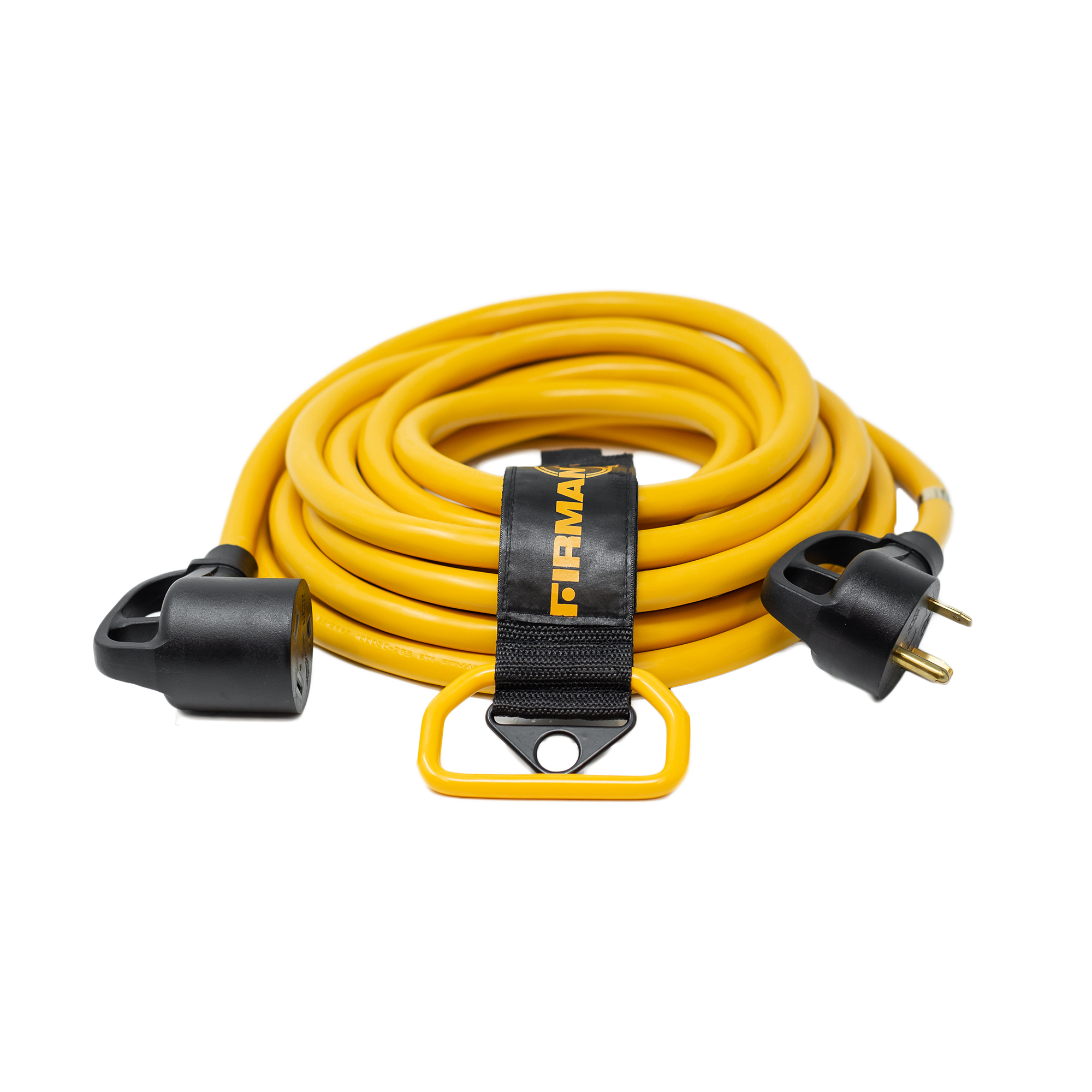 25ft Heavy Duty TT-30P to TT-30R Power Cord With Storage Strap