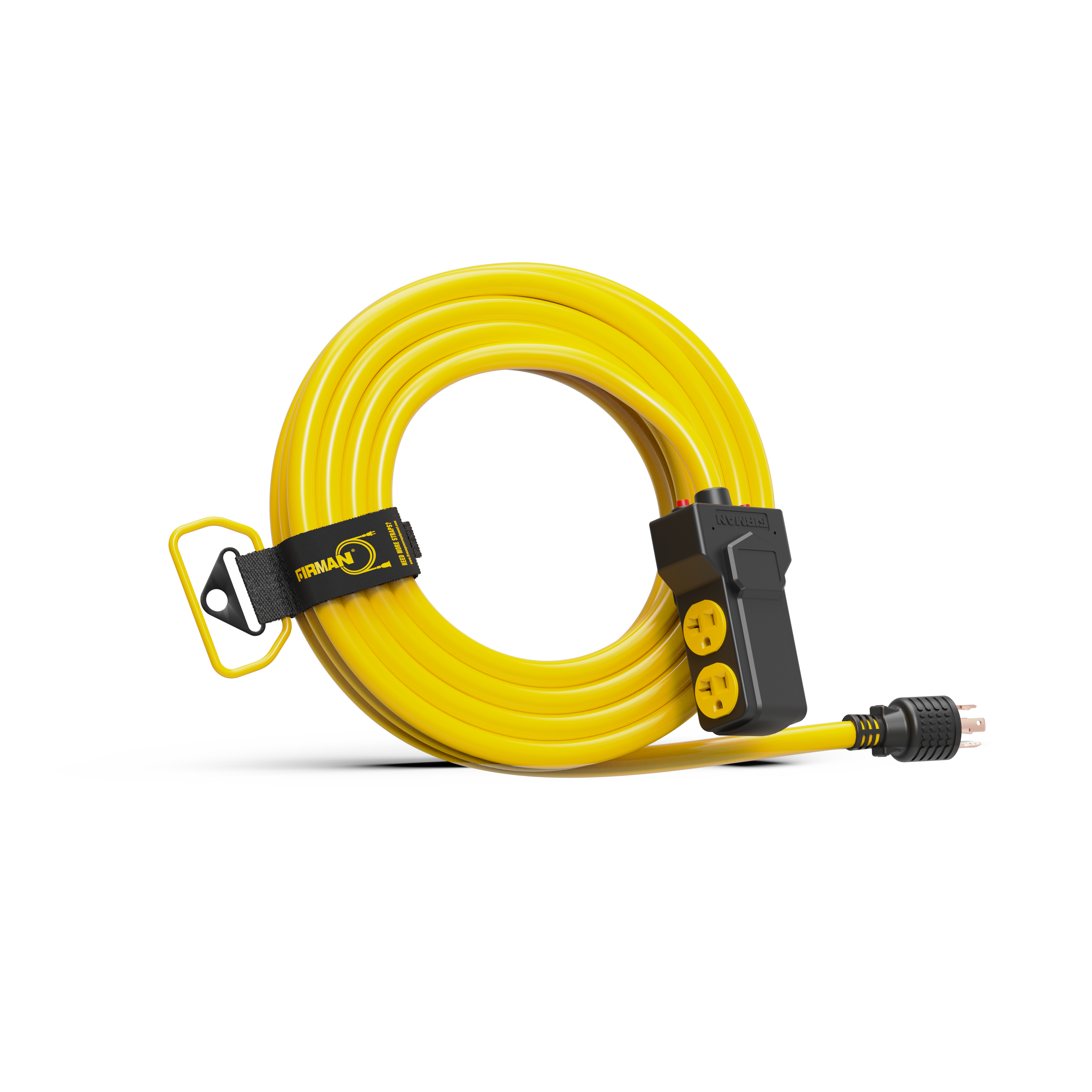 25 FT Heavy Duty L14-30P to (4) 5-20R Cord