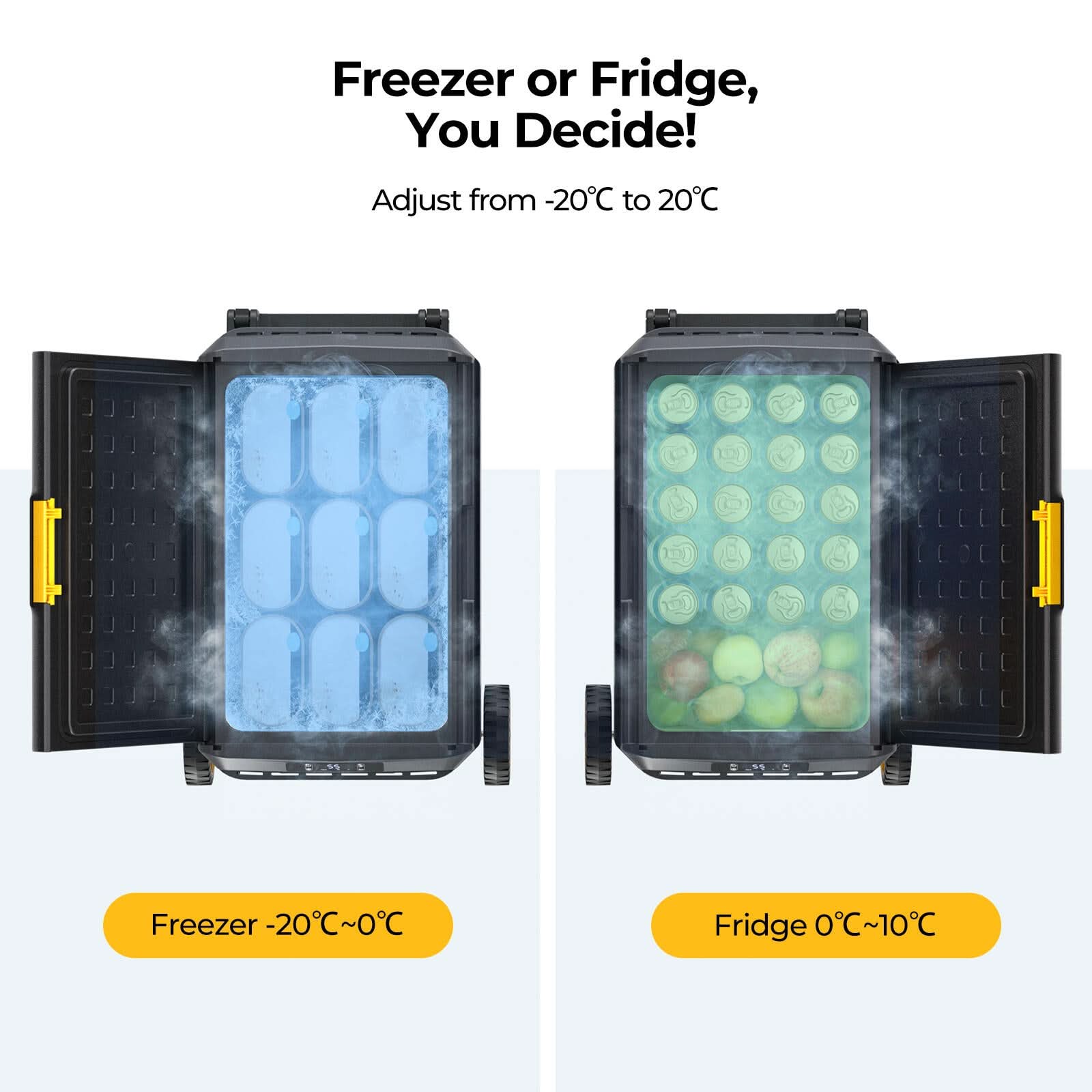 BougeRV CRS 42QT 12 Volt Portable Car Fridge