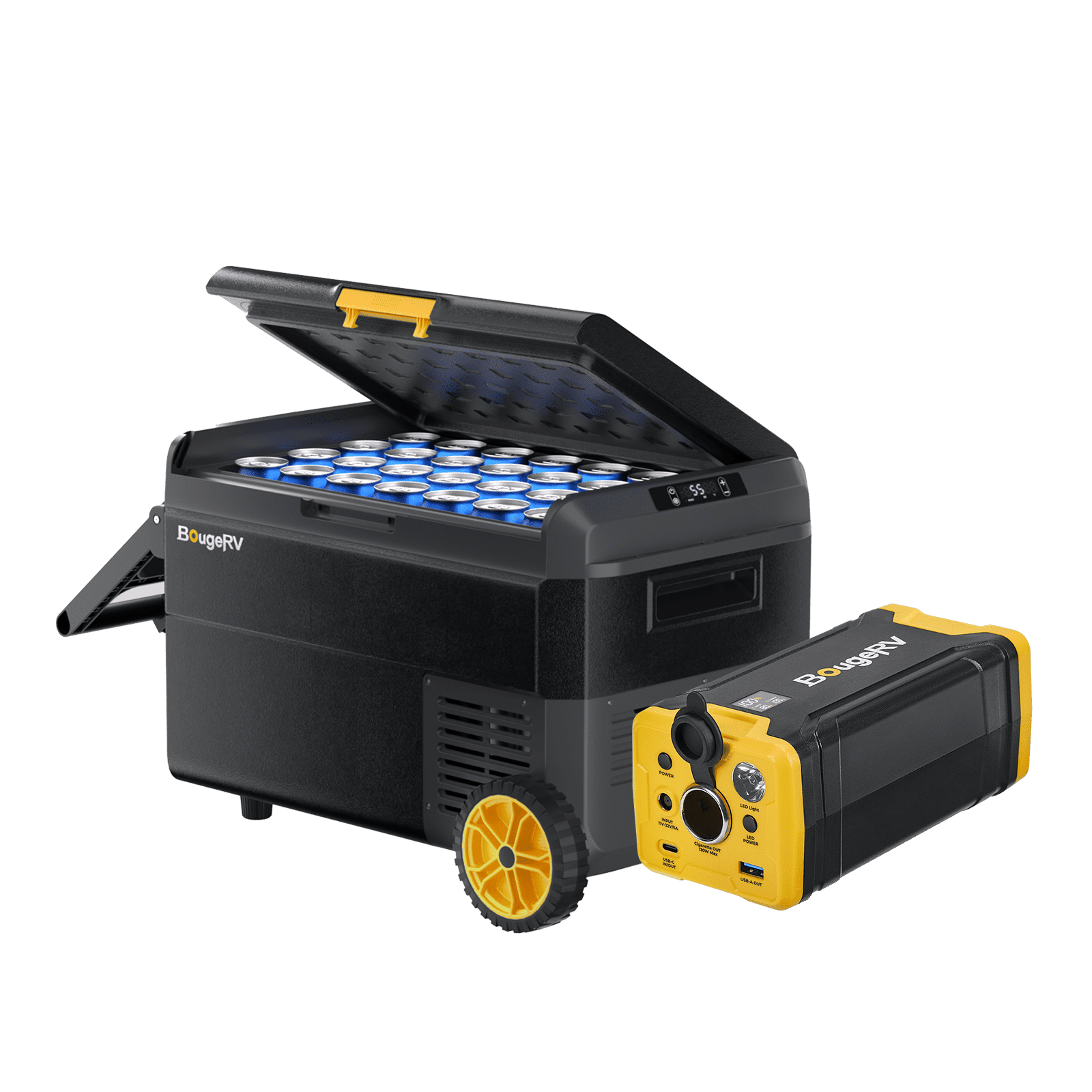 BougeRV CRS 42QT 12 Volt Portable Car Fridge