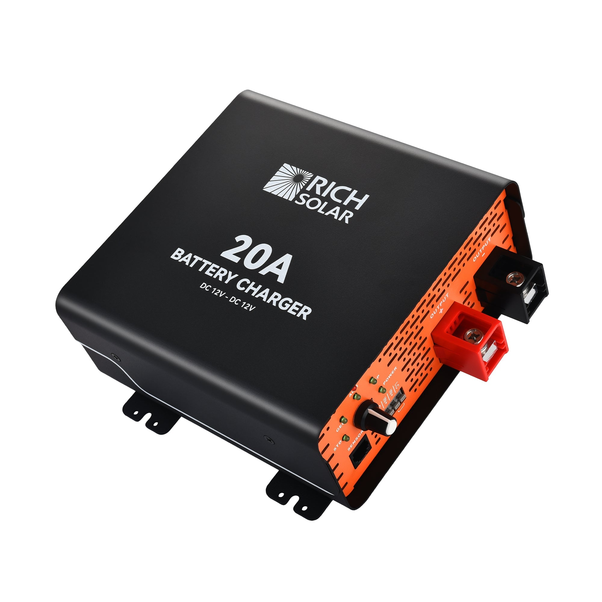 Rich Solar 12V 20A 40A 60A DC to DC Battery Charger for RV, Van, Boat, Off-Grid | Lithium & Lead-ACid Batteries