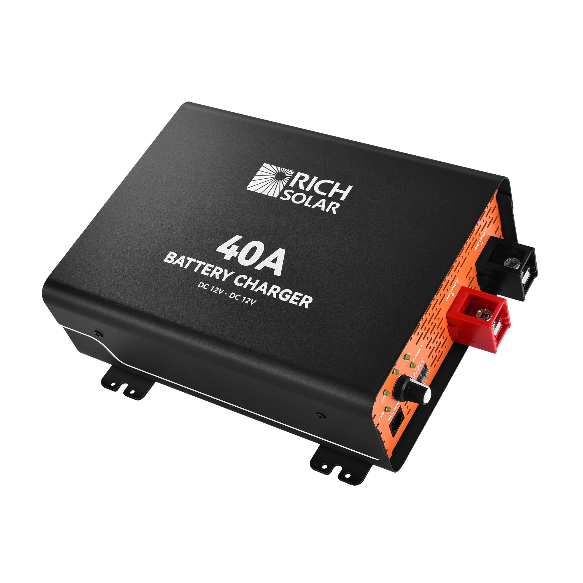 Rich Solar 12V 20A 40A 60A DC to DC Battery Charger for RV, Van, Boat, Off-Grid | Lithium & Lead-ACid Batteries