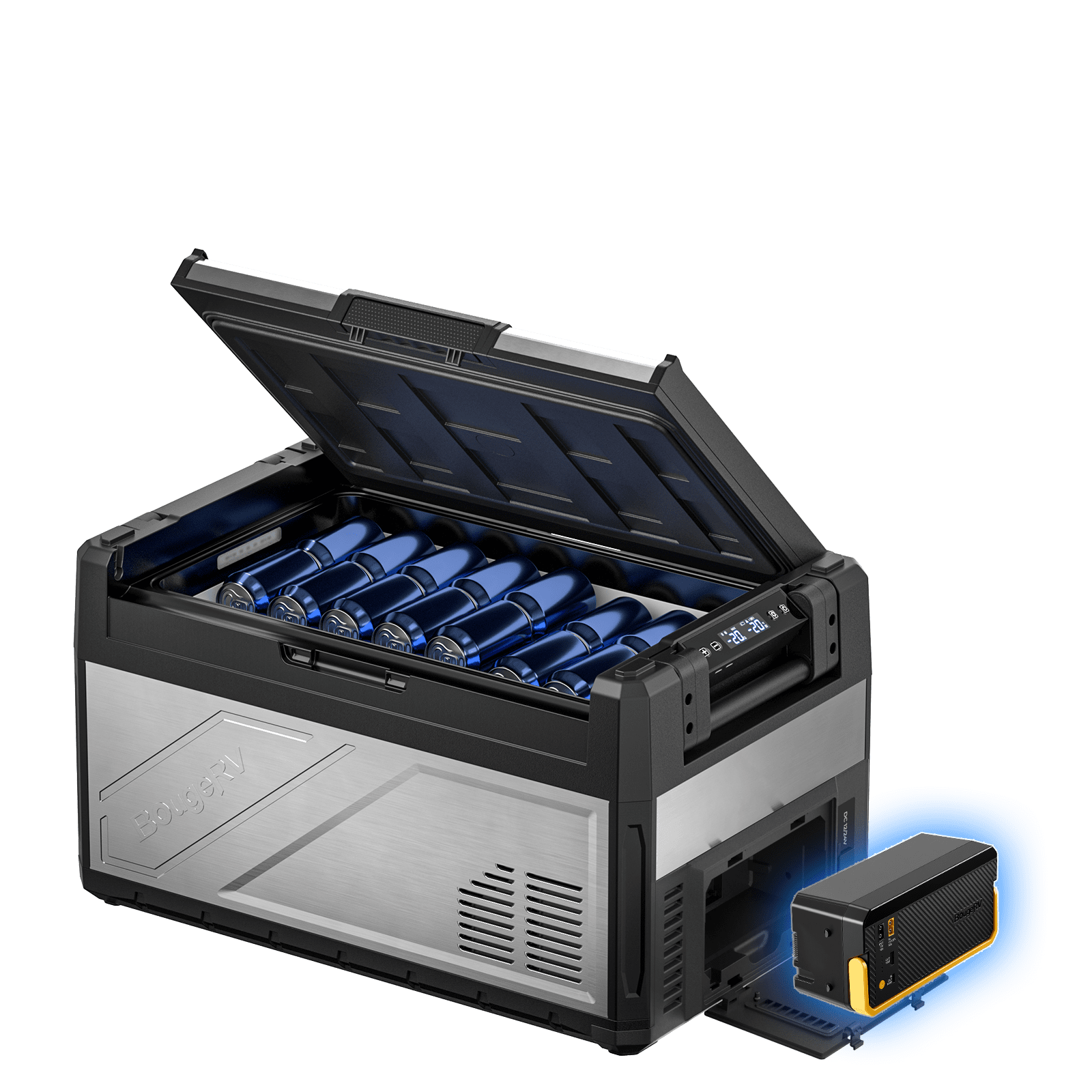 BougeRV Rocky V3.0 41QT Dual Zone 12V Car Fridge