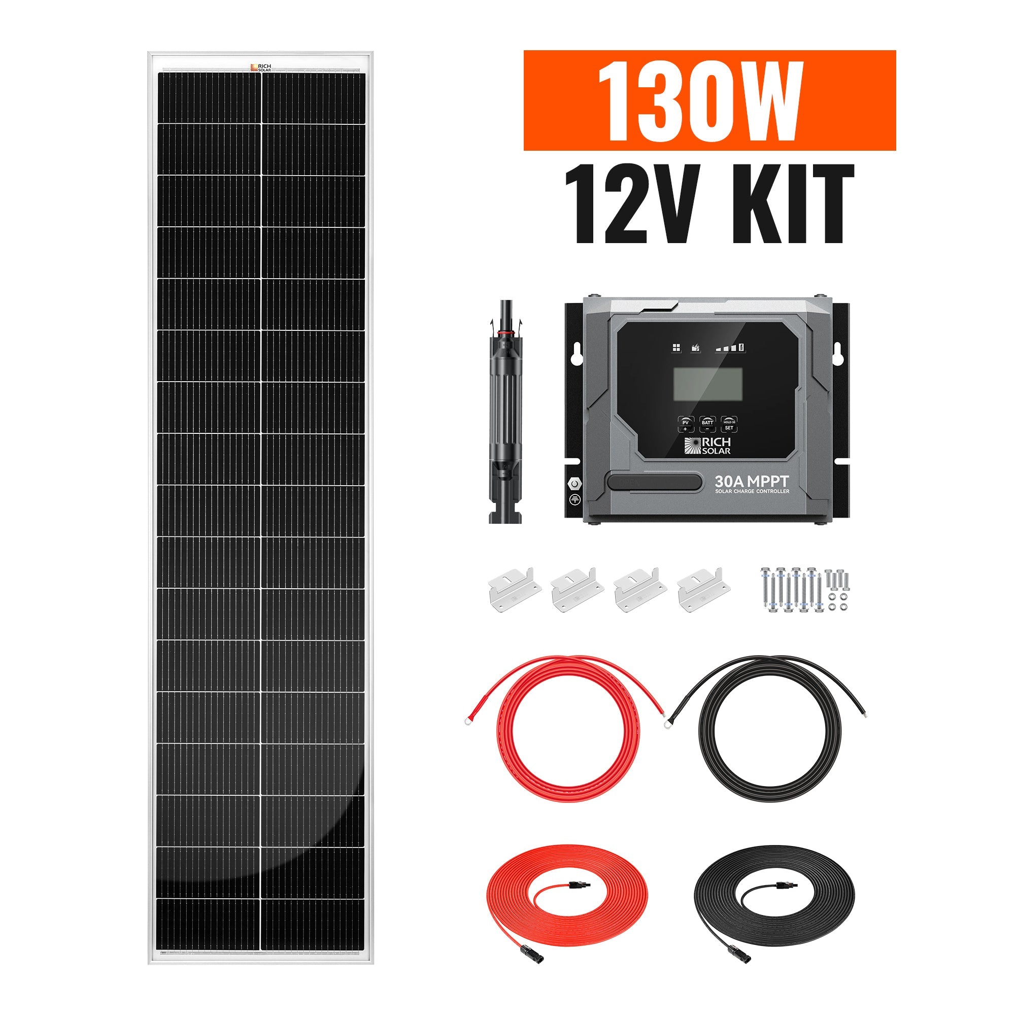 Rich Solar 130W Slim Kit