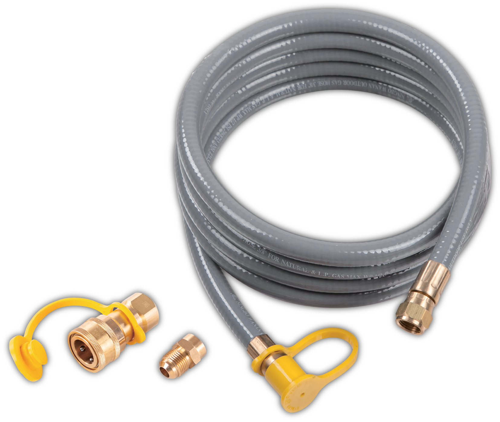 25FT Natural Gas Large Hose 3/4in with Storage Strap