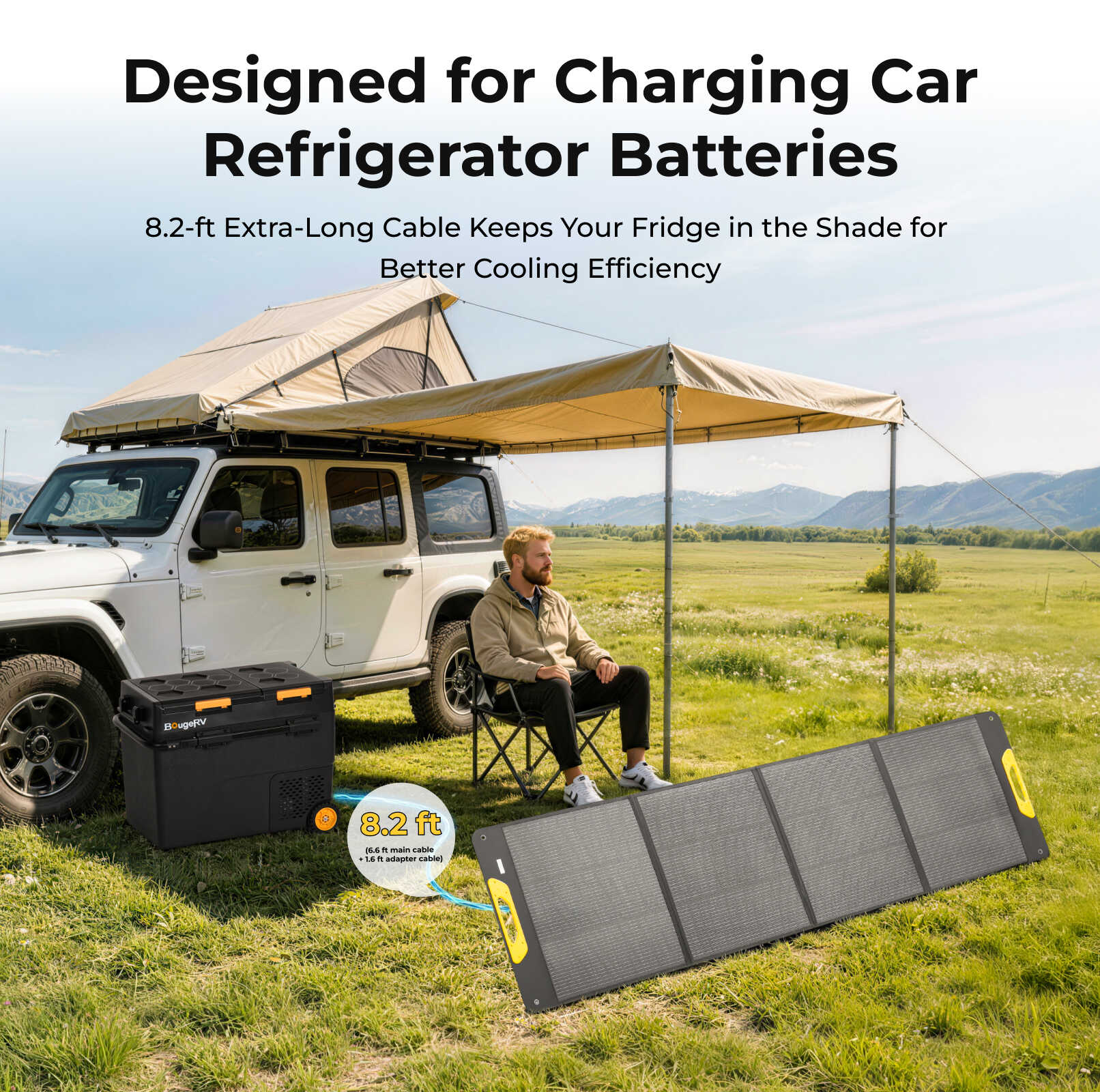 BougeRV 200W Portable Solar Panel