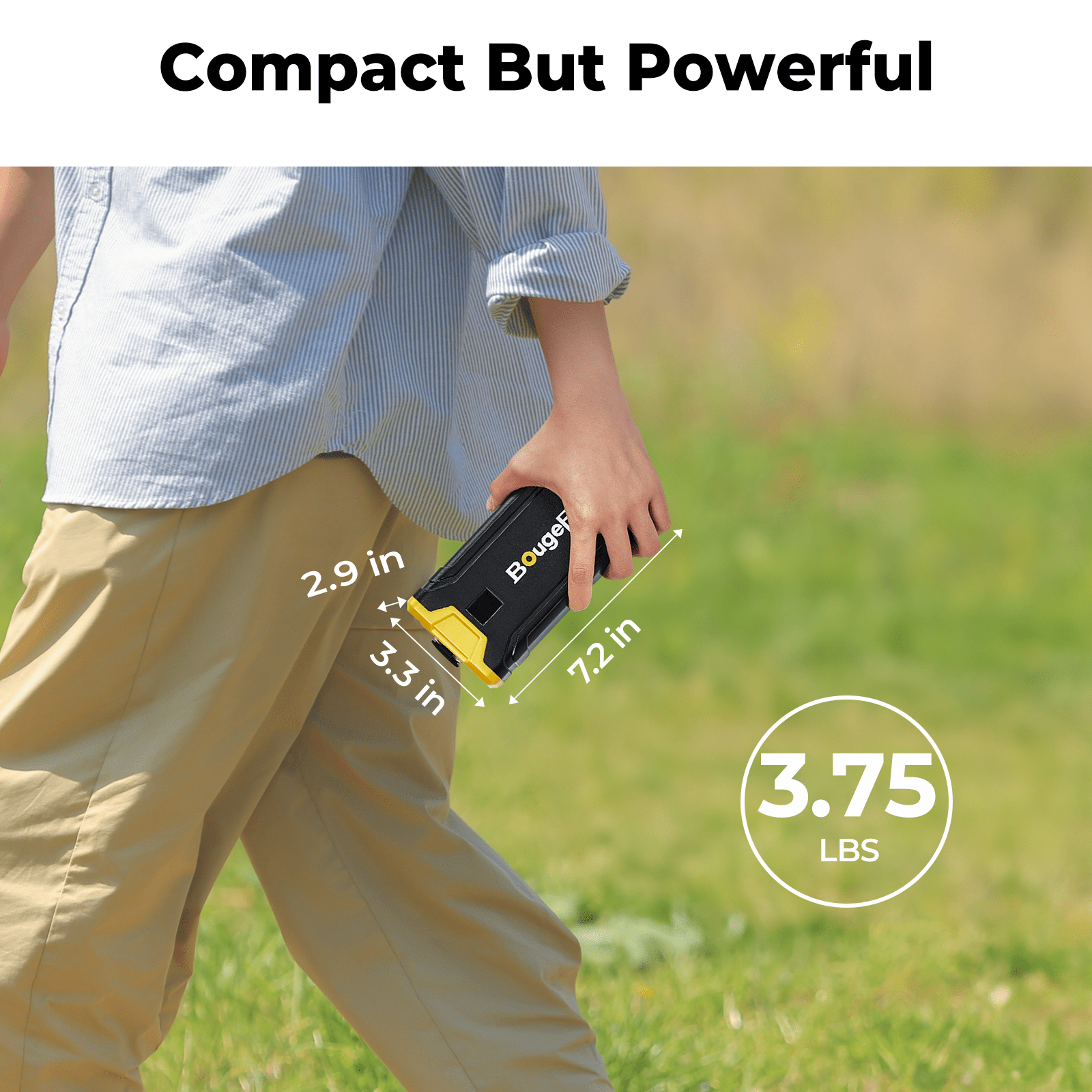 BougeRV 266Wh Portable Power Station for Fridge