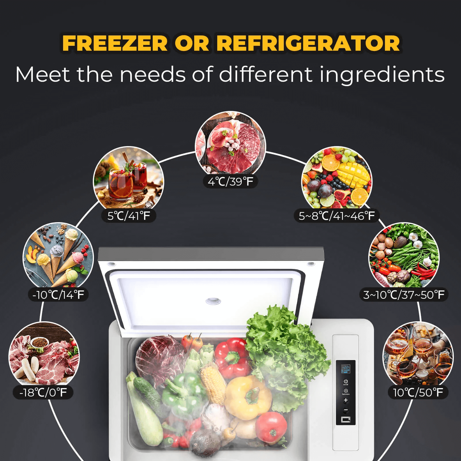 30QT Refrigerator with 286Wh Power Station