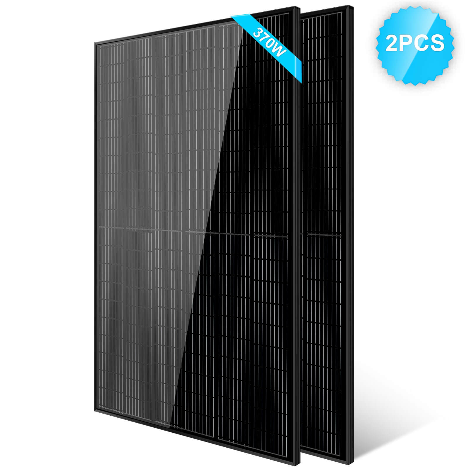 370W Mono Black Solar Panel