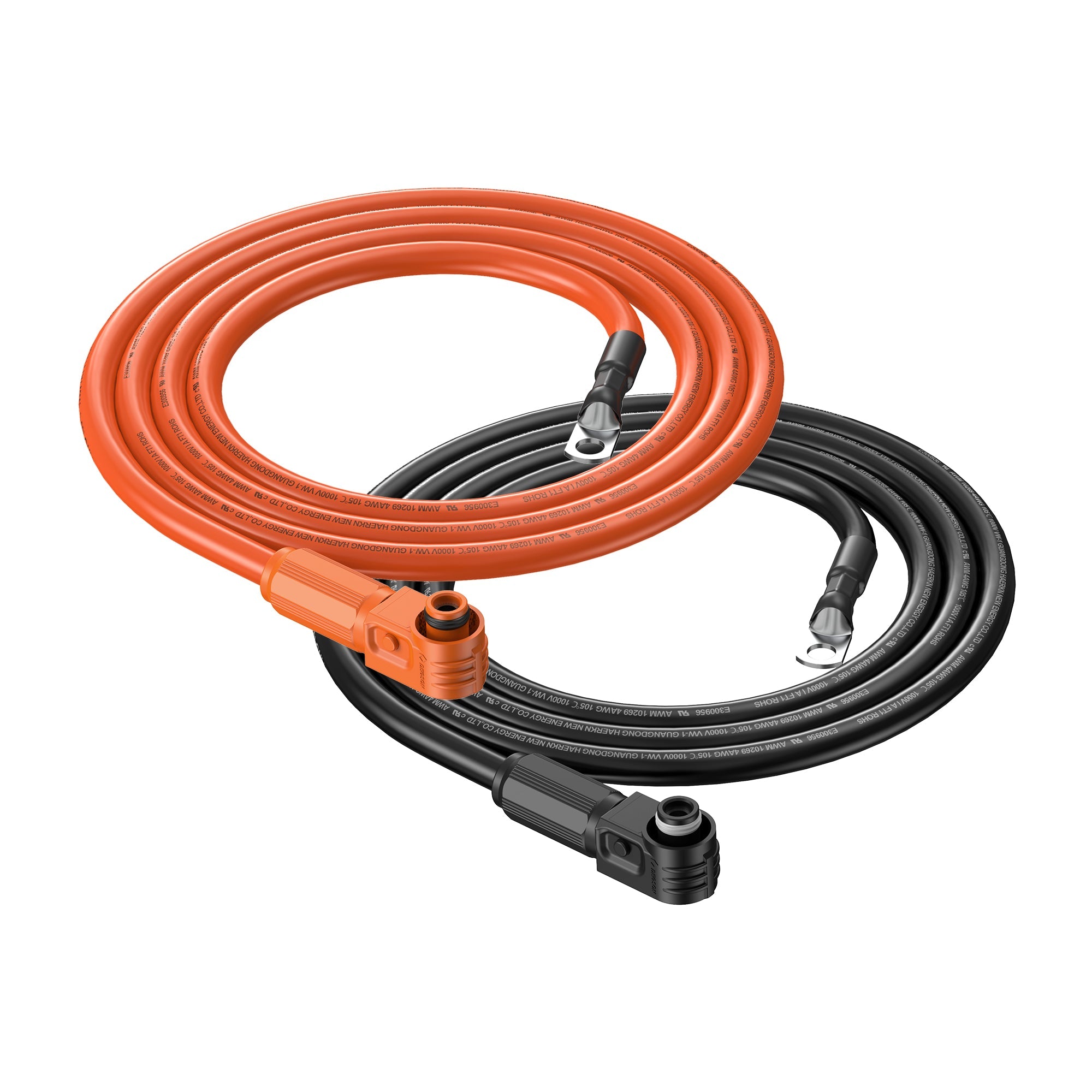 Rich Solar 4 Gauge (4AWG) Cable Wire Connect Battery to Inverter (Orange & Black) | Choose Feet/Length
