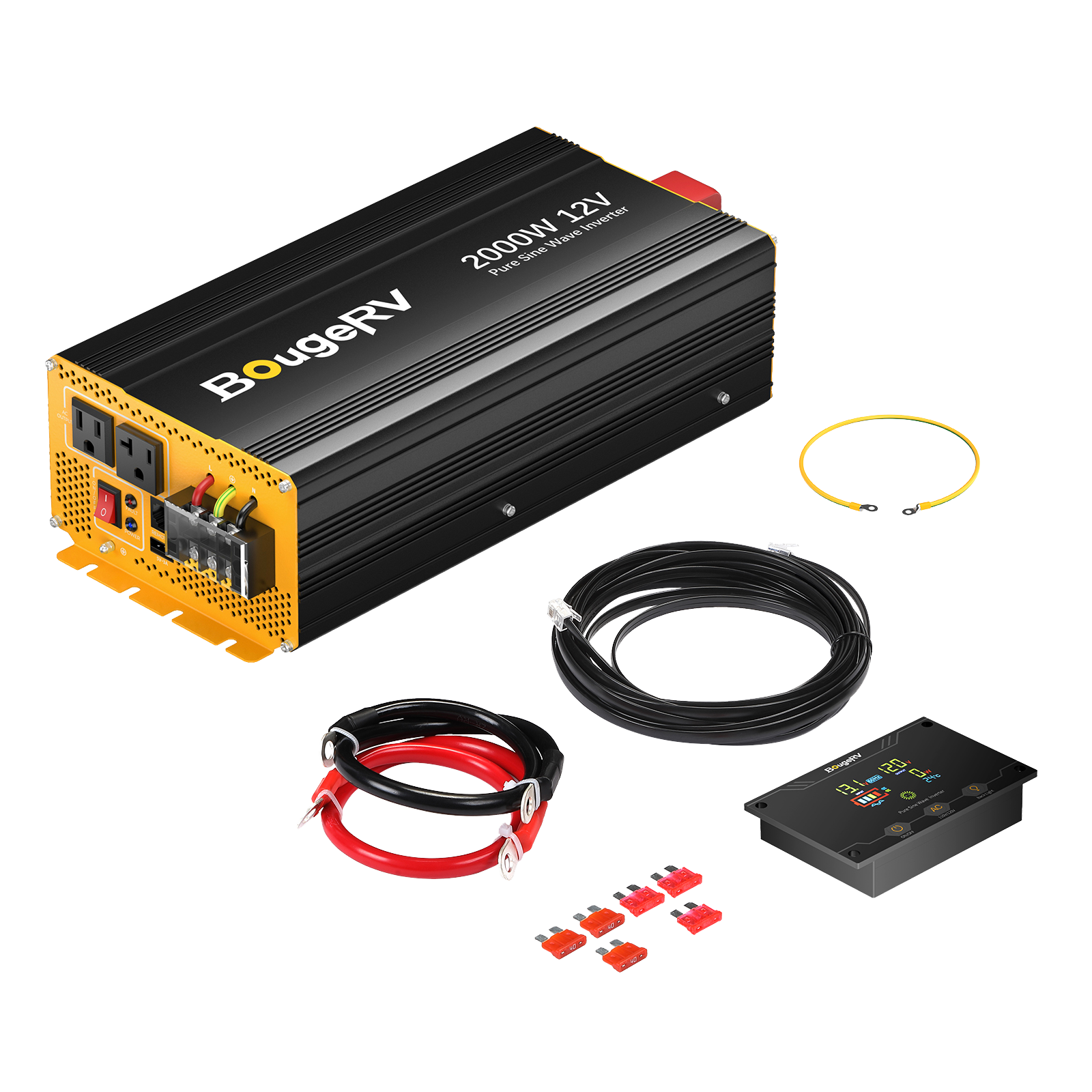 BougeRV 400 Watt 12V CIGS Flexible Solar System Kit(Adhesive)