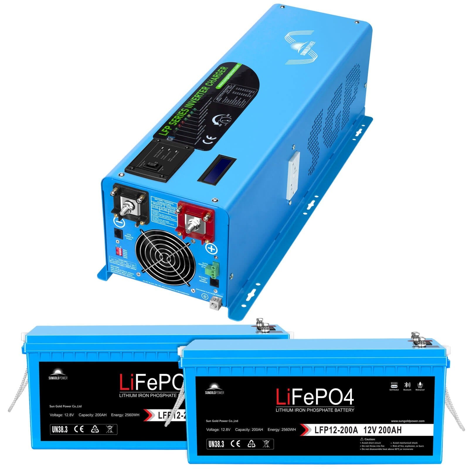Low Frequency Inverter 4000W-DC12V (single phase) AC input 120V AC output 120V