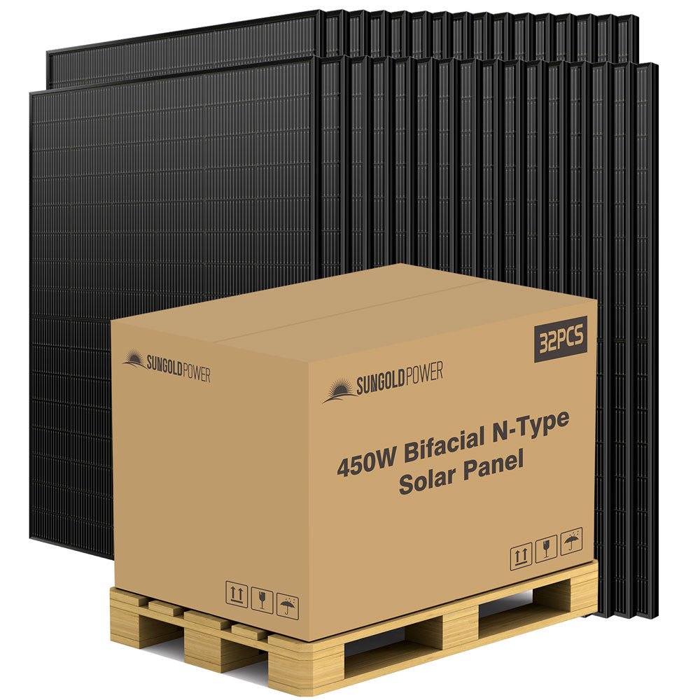 450 Watt Bifacial N-Type Monocrystalline Solar Panel SGN-450-BDG5 (32 PANELS)