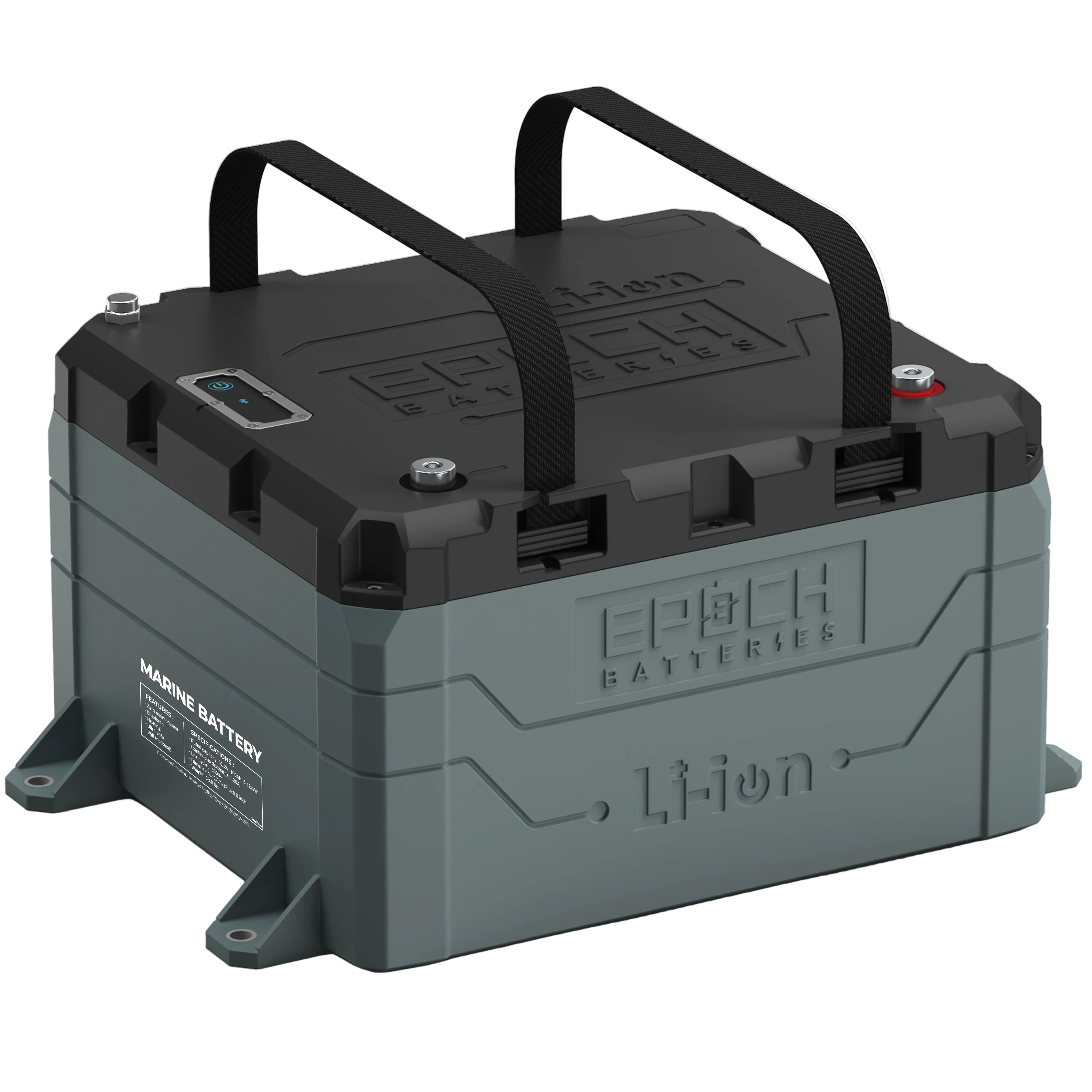 48V 50Ah LiFePO4 Lithium Battery - Bluetooth Heating Waterproof