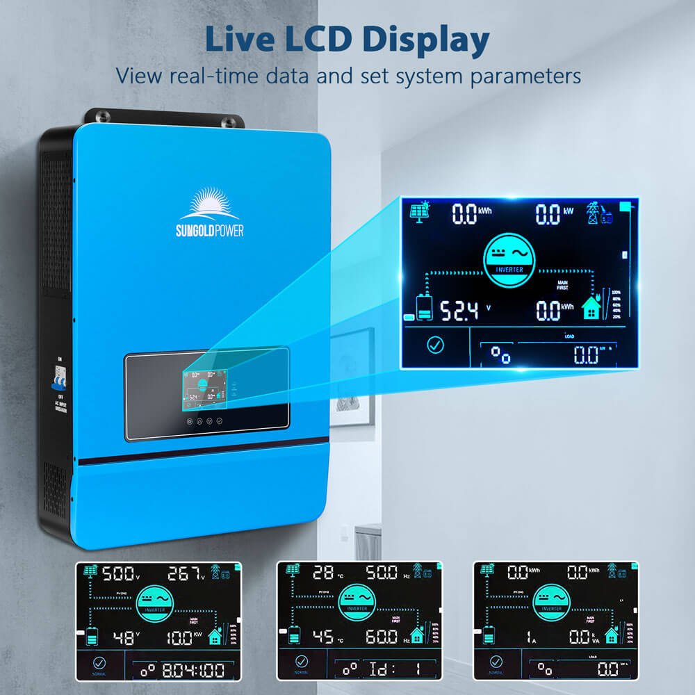 8KW 48V Split Phase Solar Inverter AC input 120V/240V AC output 120V/240V