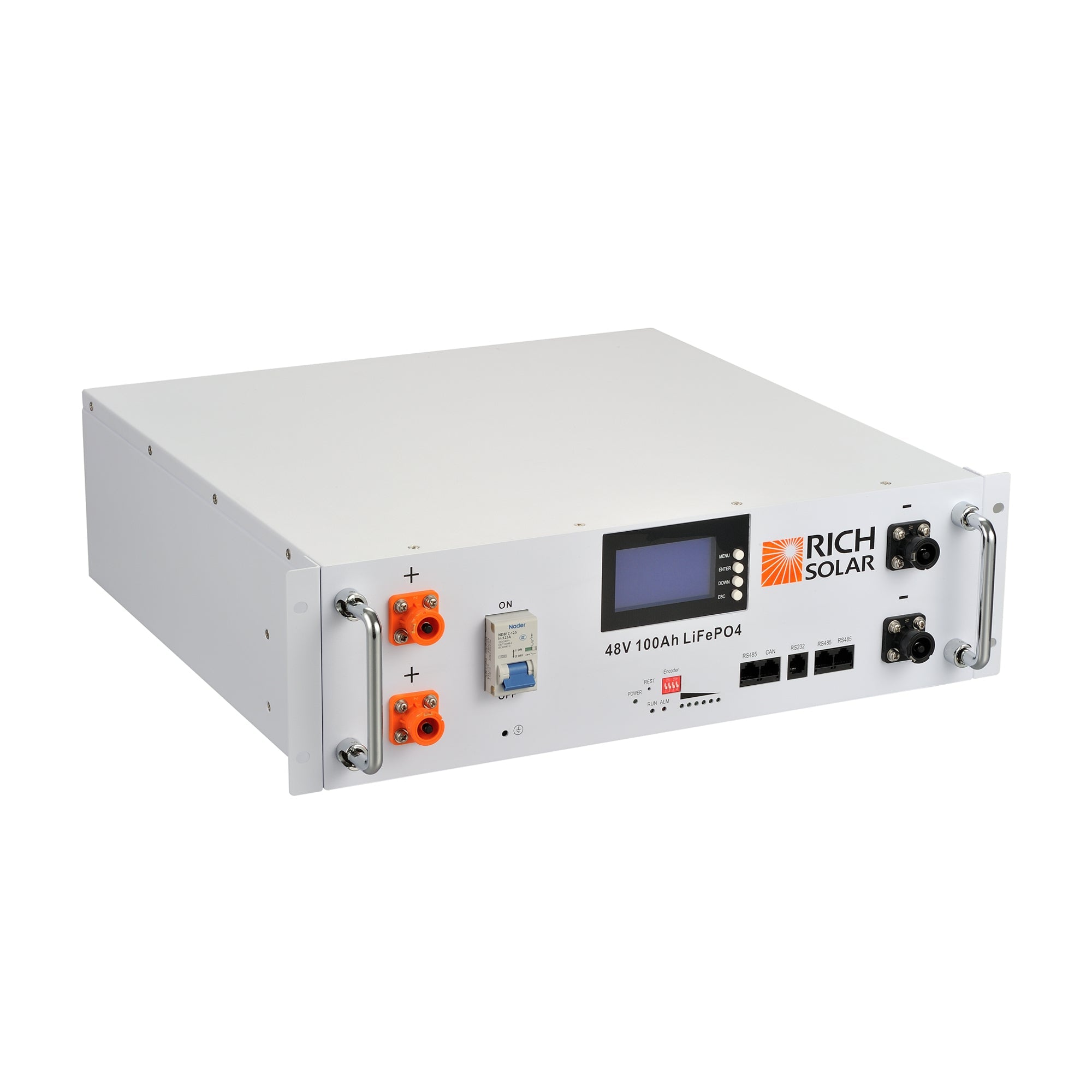 Rich Solar ALPHA 5 | 48V 100Ah LiFePO4 Battery | Premium 48V Server Rack Lithium Battery for Residential, Commercial, Off-Grid | 7,000 Lifetime Cycles