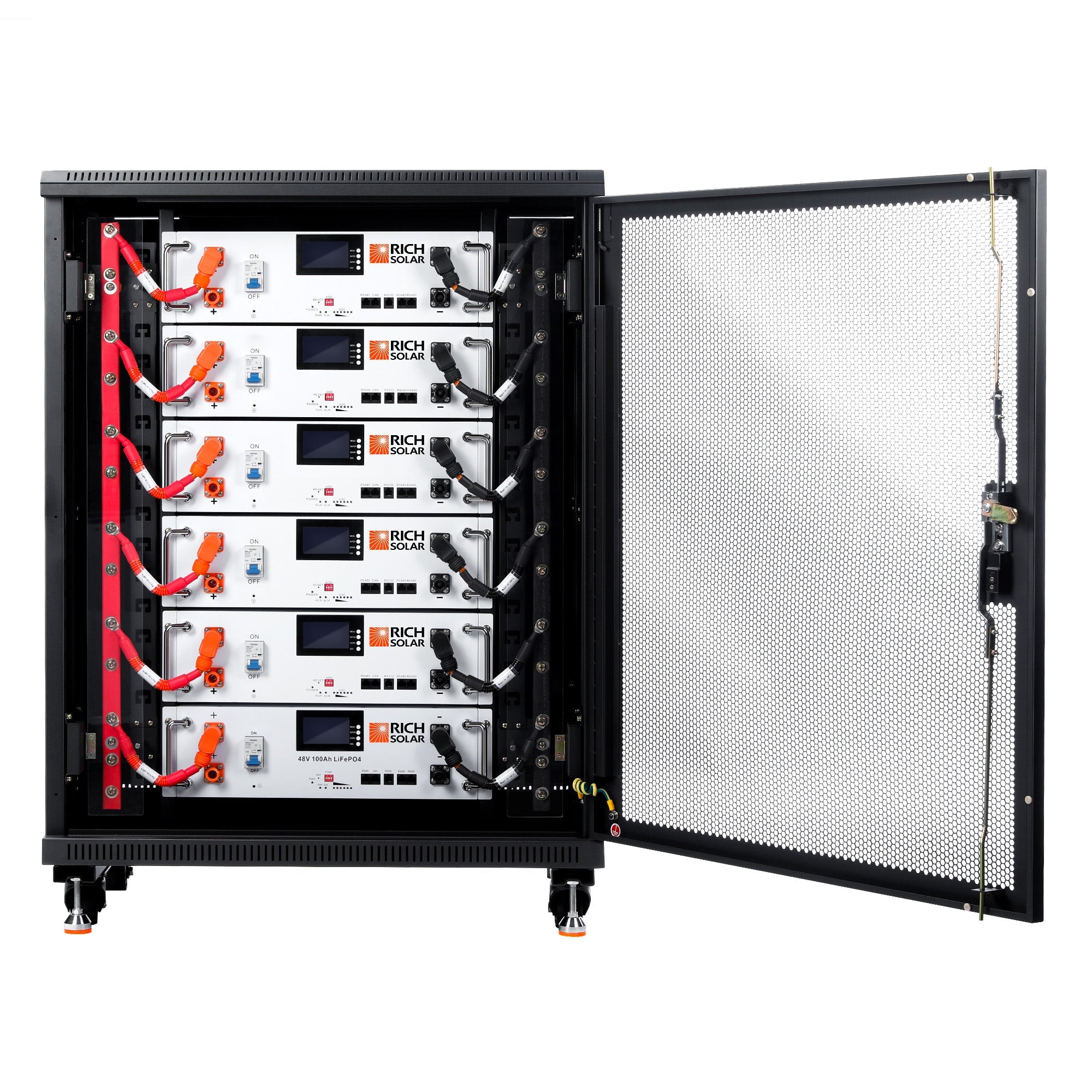 Rich Solar ALPHA 5 | 48V 100Ah LiFePO4 Battery | Premium 48V Server Rack Lithium Battery for Residential, Commercial, Off-Grid | 7,000 Lifetime Cycles