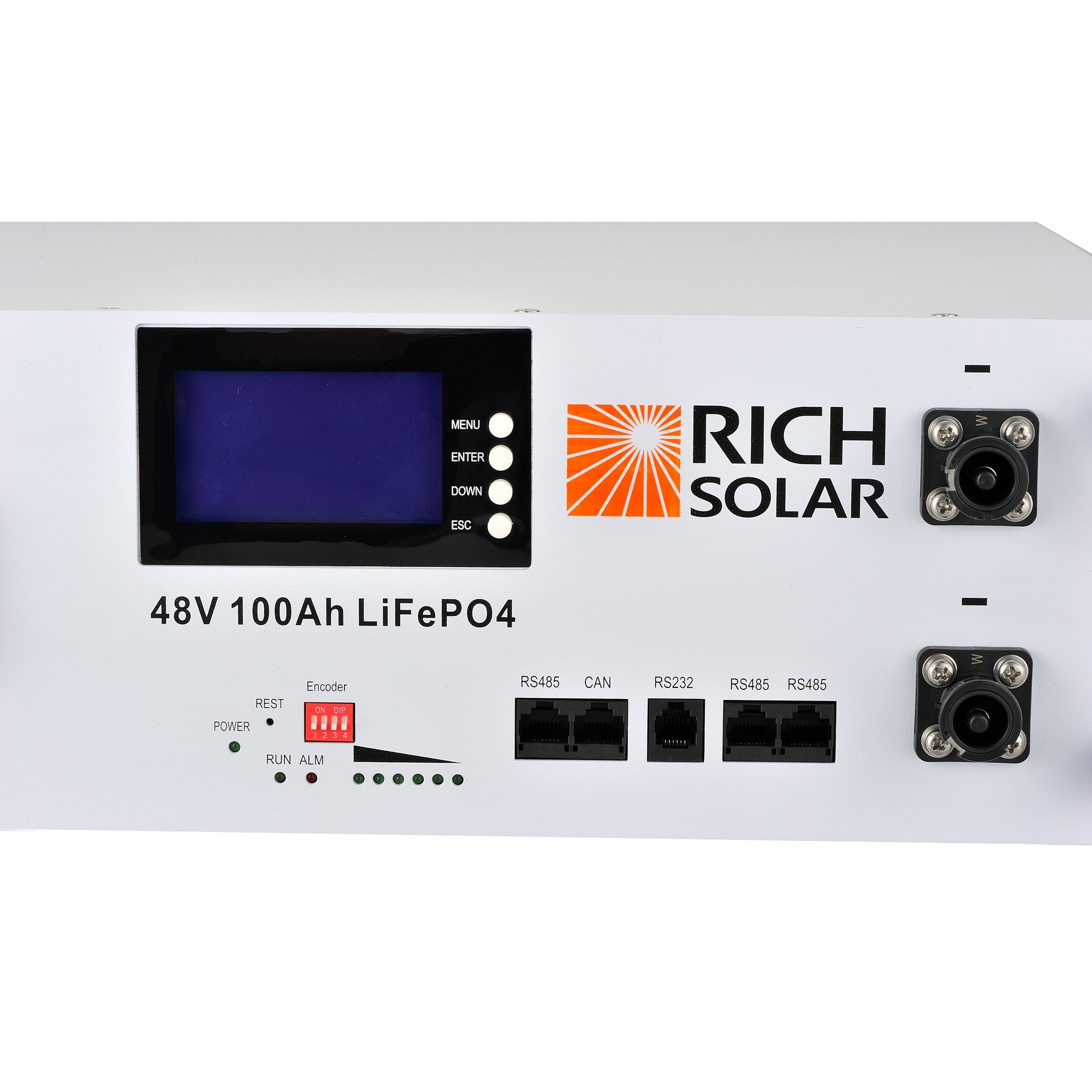 Rich Solar ALPHA 5 | 48V 100Ah LiFePO4 Battery | Premium 48V Server Rack Lithium Battery for Residential, Commercial, Off-Grid | 7,000 Lifetime Cycles