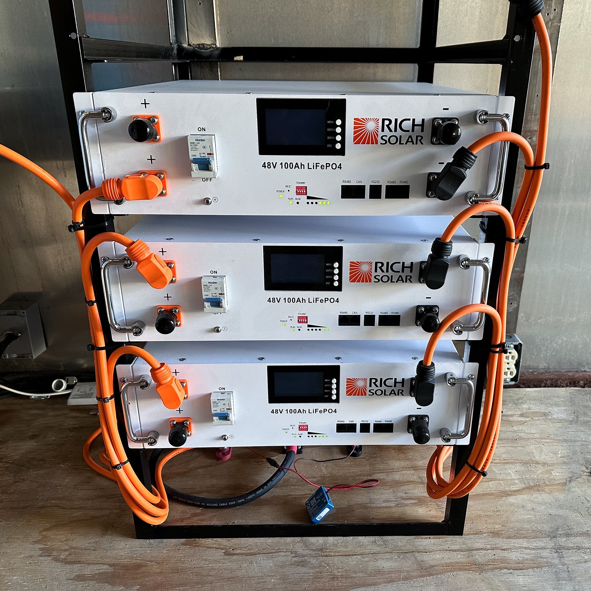 Rich Solar ALPHA 5 | 48V 100Ah LiFePO4 Battery | Premium 48V Server Rack Lithium Battery for Residential, Commercial, Off-Grid | 7,000 Lifetime Cycles