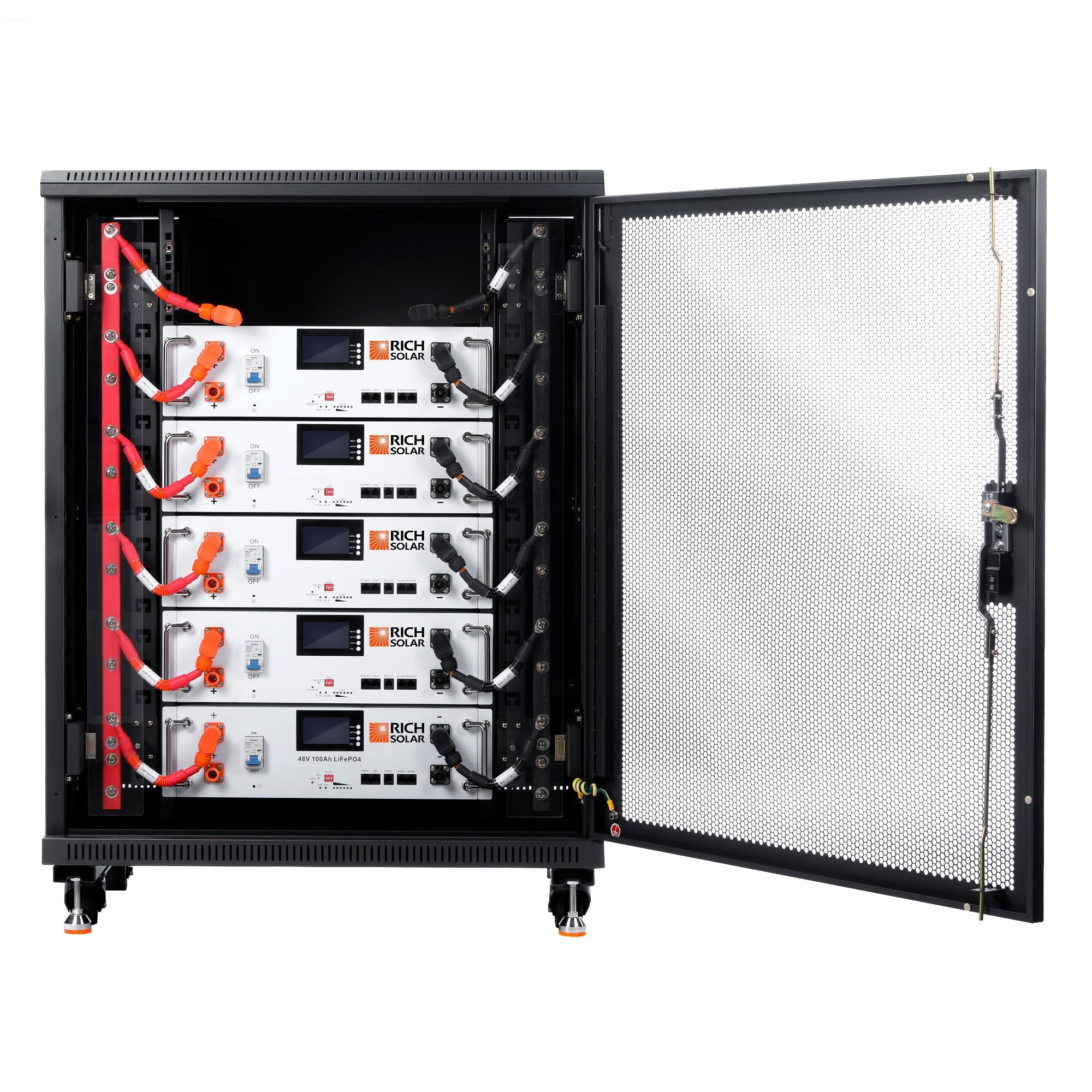 Rich Solar ALPHA 5 | 48V 100Ah LiFePO4 Battery | Premium 48V Server Rack Lithium Battery for Residential, Commercial, Off-Grid | 7,000 Lifetime Cycles