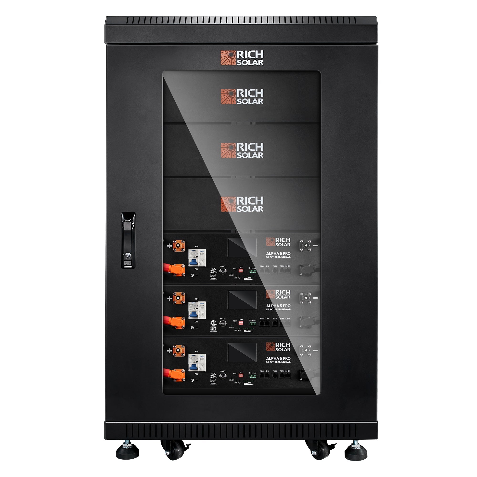 Rich Solar ALPHA 5 PRO | 51.2V 100Ah LiFePO4 Battery | Premium 48V Server Rack Lithium Battery for Residential, Commercial, RVs, Off-Grid | 7,000 Lifetime Cycles | 10 Year Warranty | UL1973, UL9540A Certified