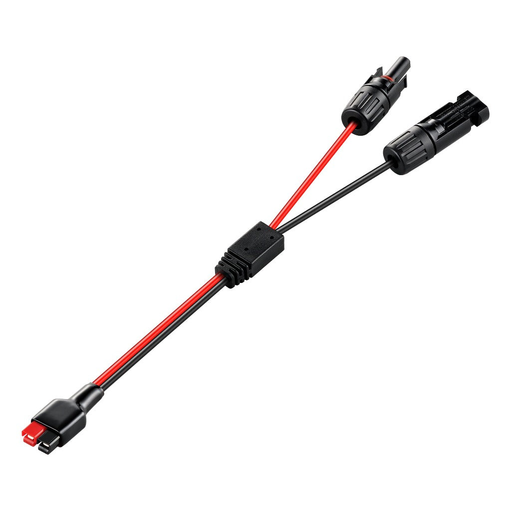 Rich Solar Anderson Adapter to Solar Connectors | Anderson to Solar Connector Adapter | Red and Black Anderson to PV Panel Connection | Easy Install
