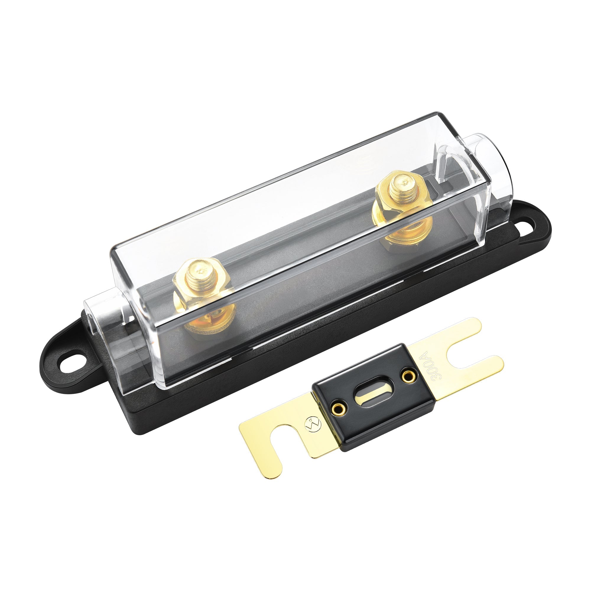 Rich Solar ANL Fuse Holder with Fuse | Choose Amp: 20A, 30, 40A, 60A, 80A, 100A, 150A, 300A
