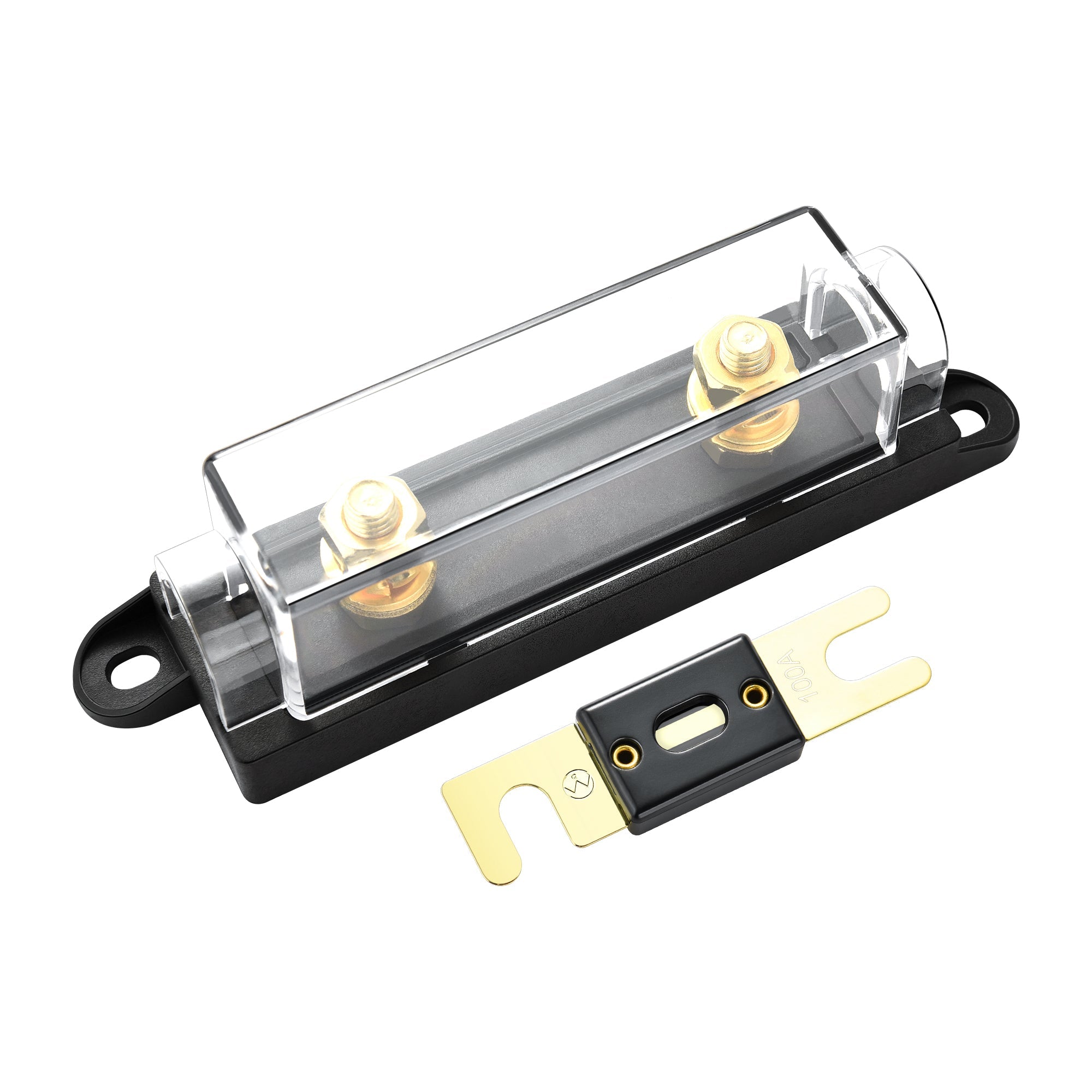 Rich Solar ANL Fuse Holder with Fuse | Choose Amp: 20A, 30, 40A, 60A, 80A, 100A, 150A, 300A