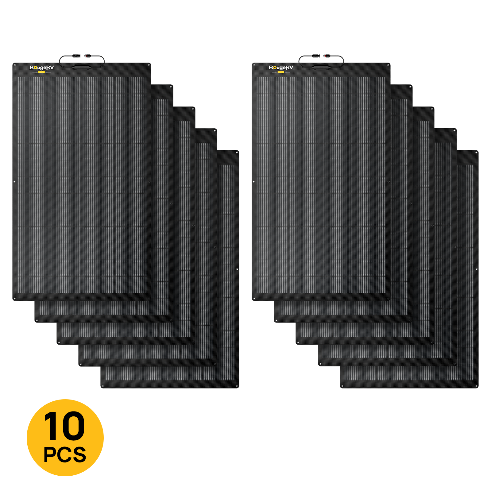 BougeRV Arch Pro 200W ShadePower N-Type Flexible Solar Panel