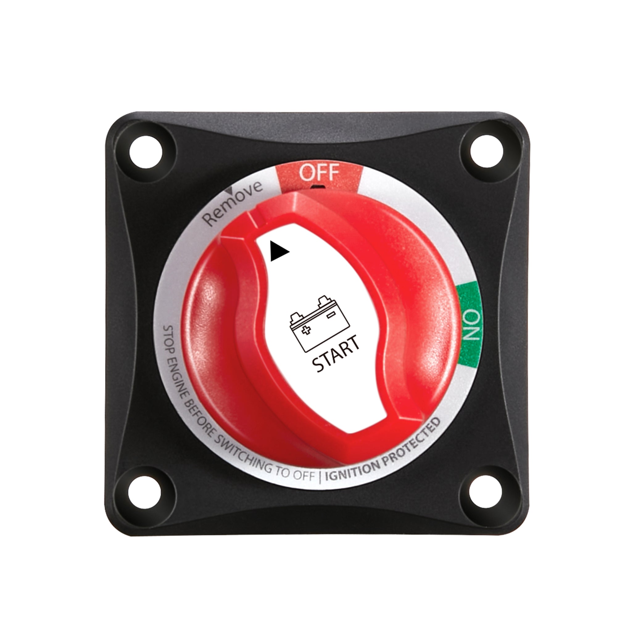 Rich Solar 275A On/Off Battery Switch | 275 Amp DC Switch with Removable Knob for Isolation and Safety | Easy Install