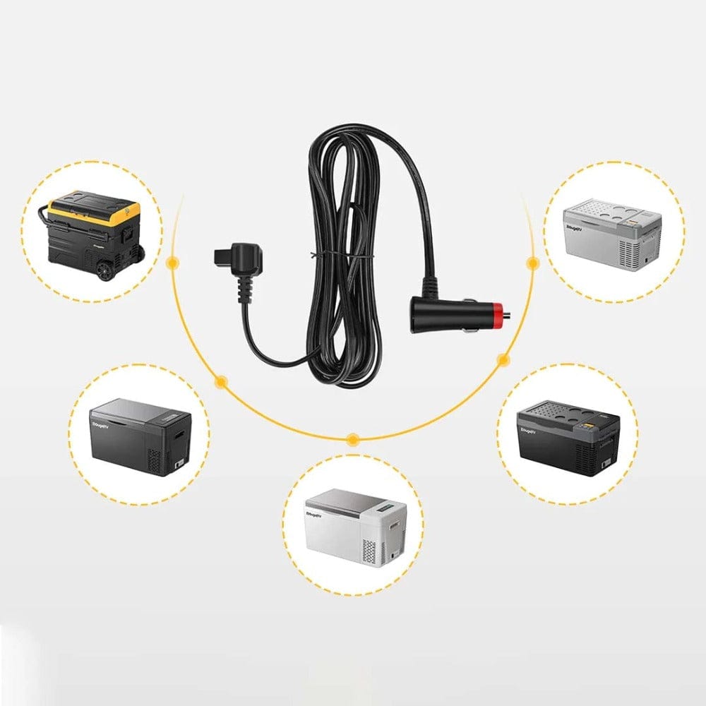 BougeRV 12V/24V DC Power Cord for Car Freezer Portable Fridge